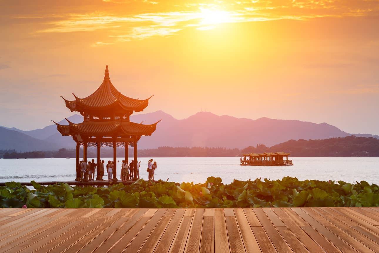 West Lake in Hangzhou in China