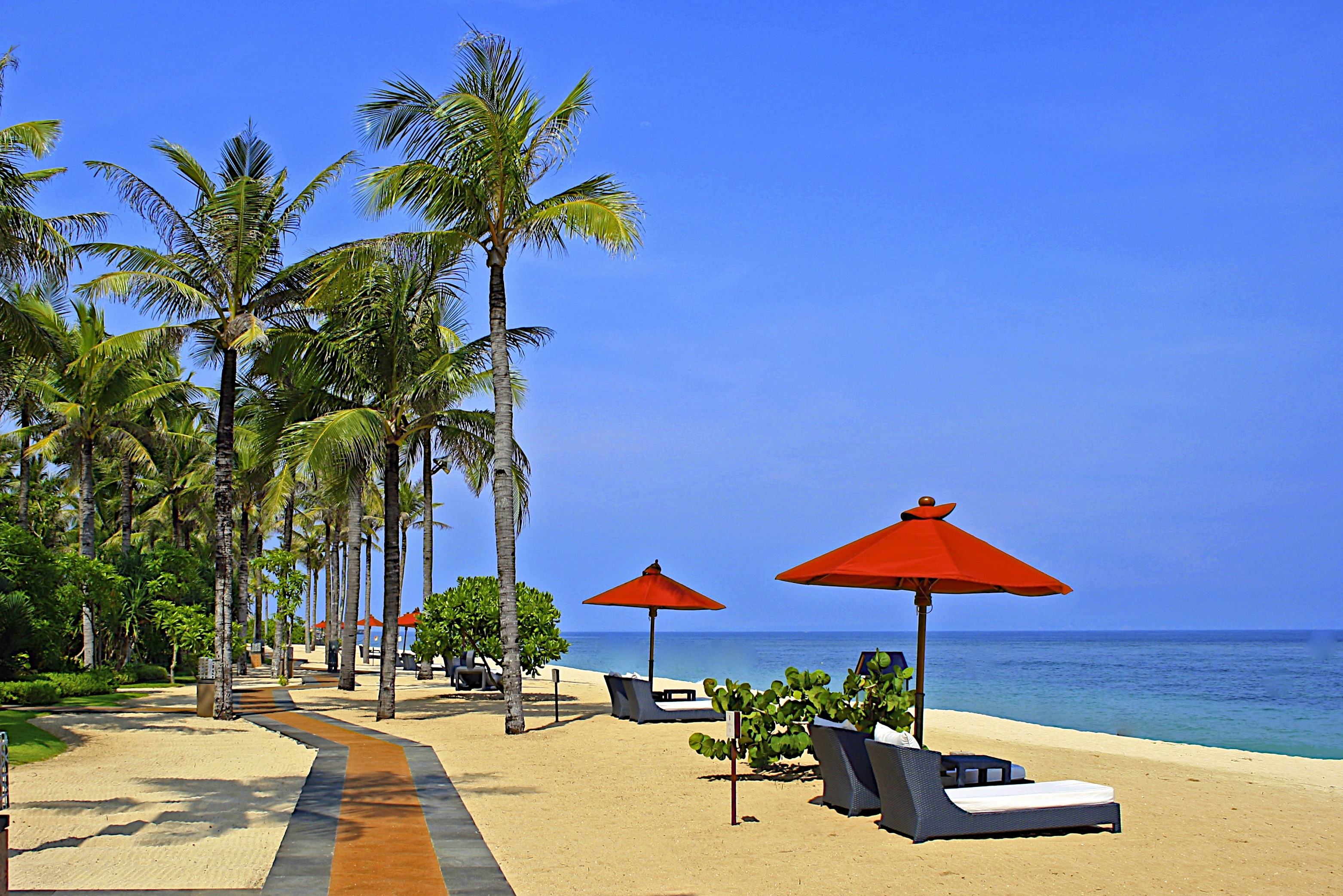 Strand bij Nusa Dua op Bali