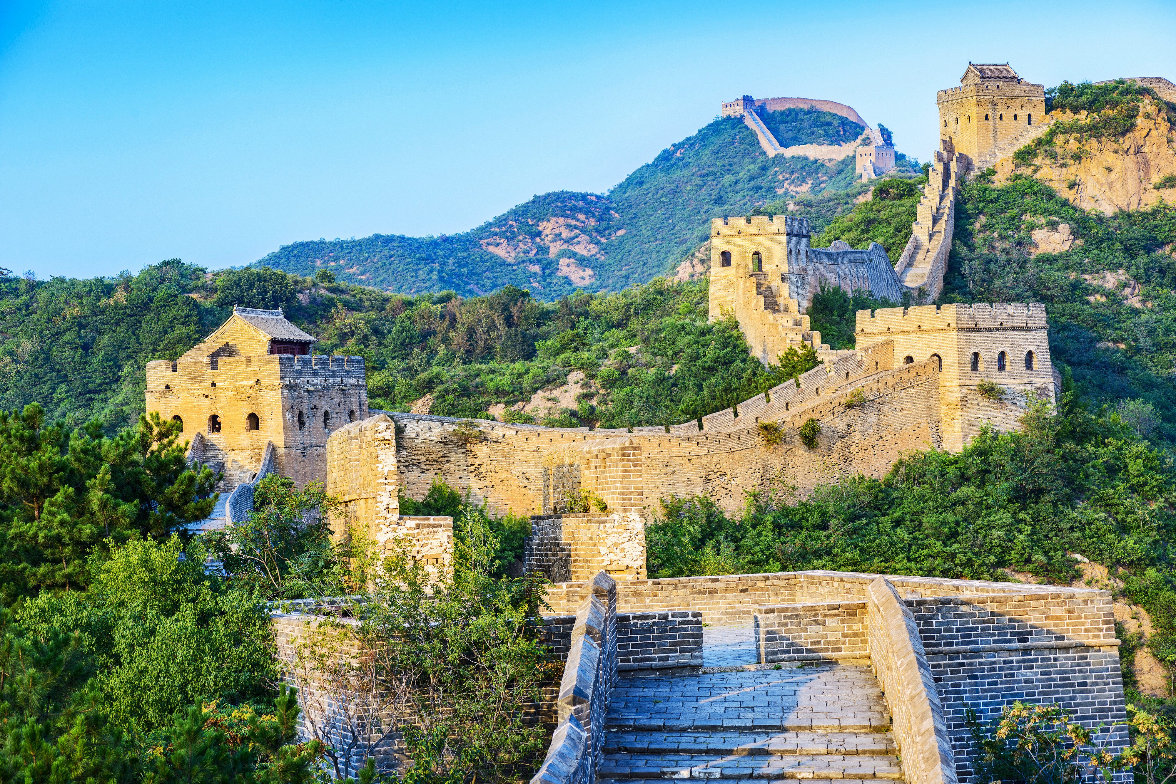 De Chinese Muur in China