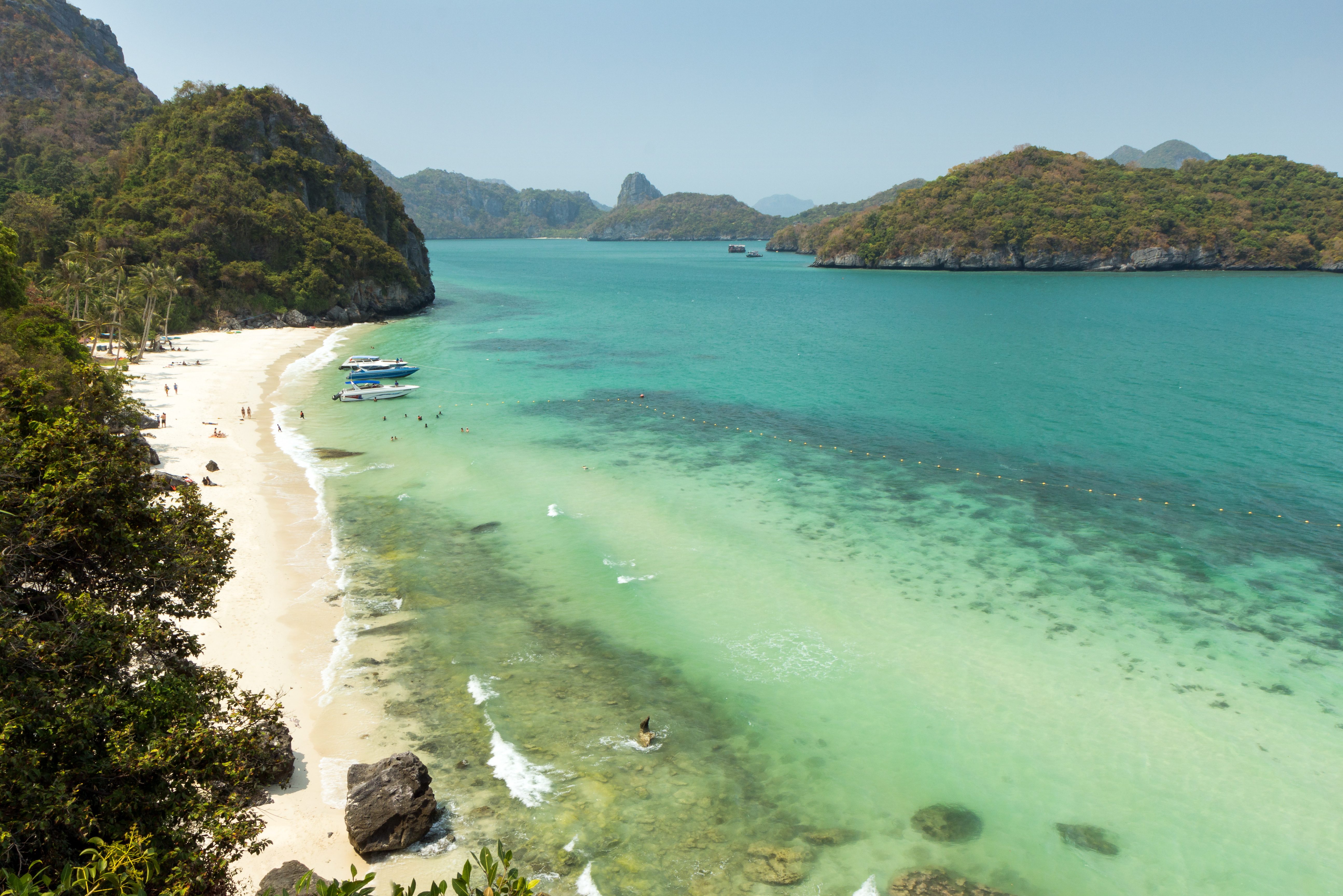 Strand in het Ang Thong National Marine Park in Thailand