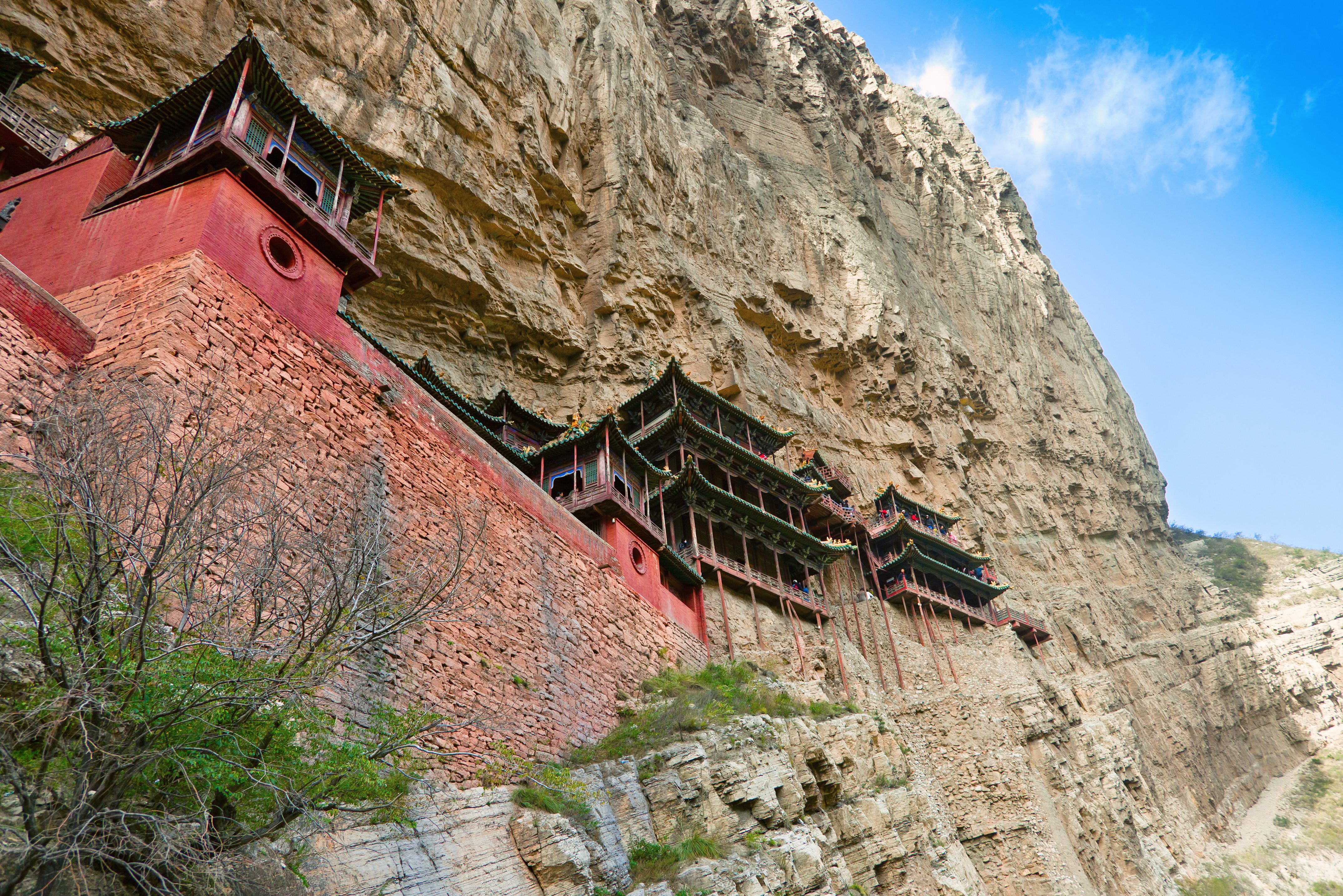 De hangende kloosters in Datong