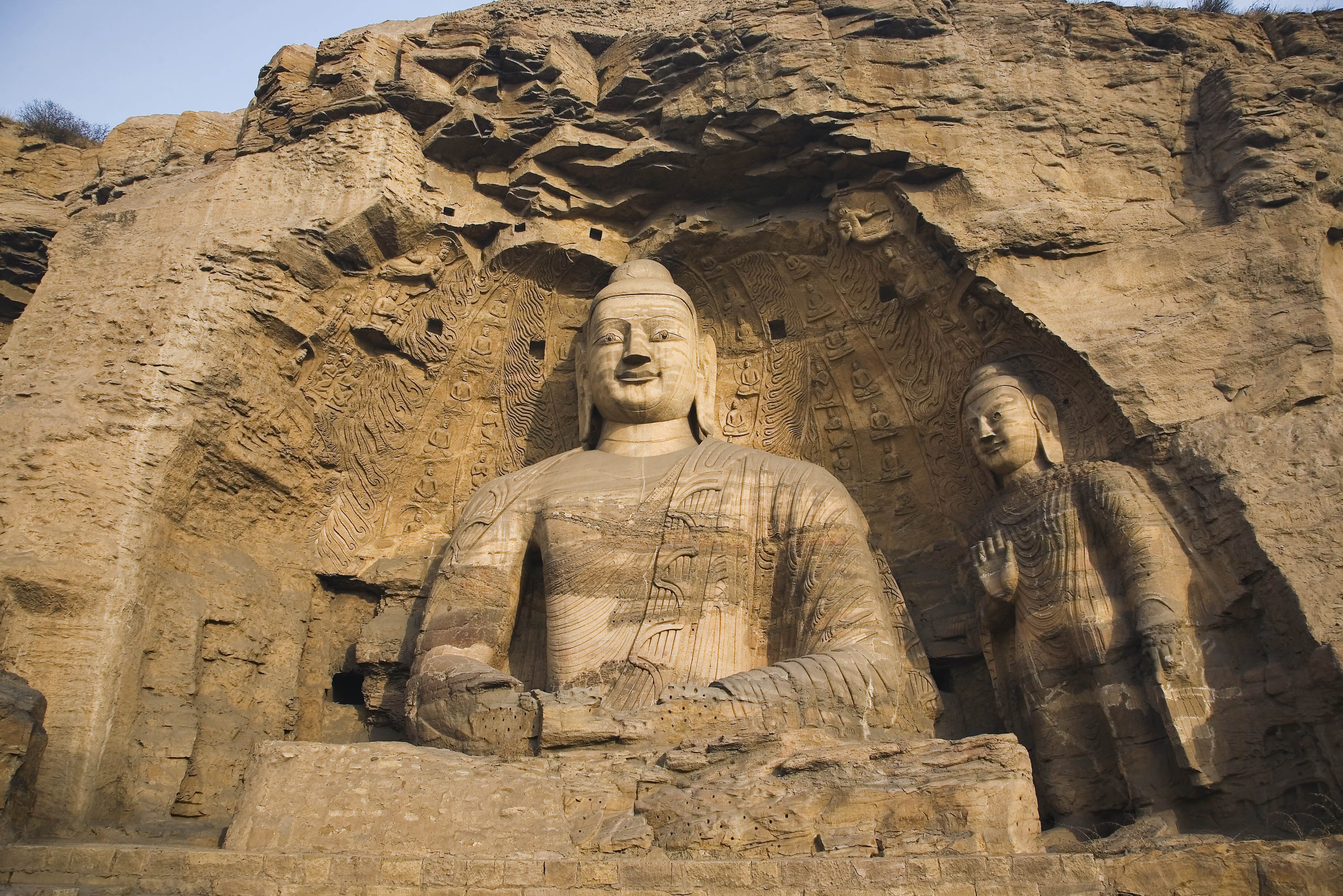 Boeddha in rotsen bij Datong