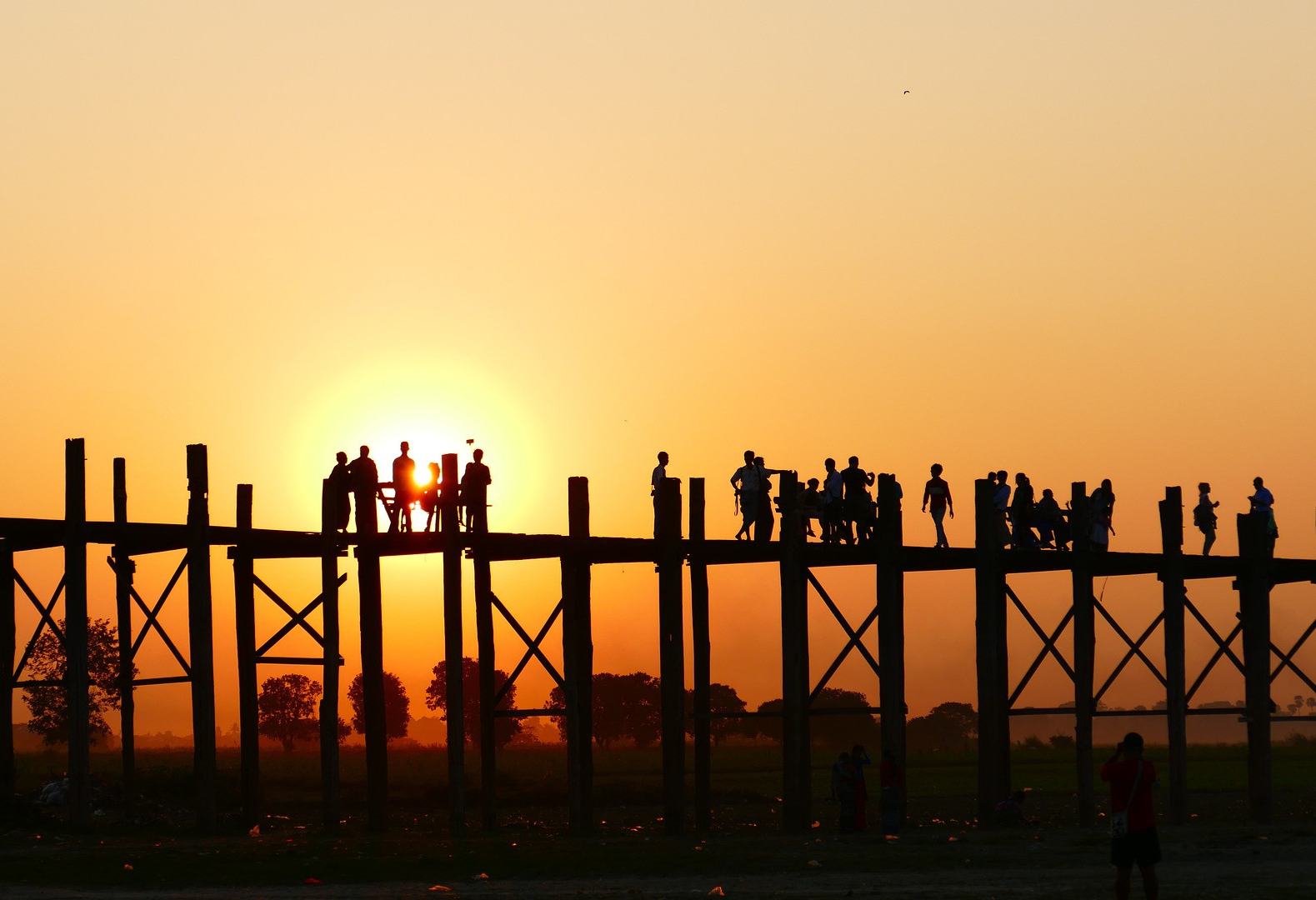 Amarapura Bridge U Bein Myanmar