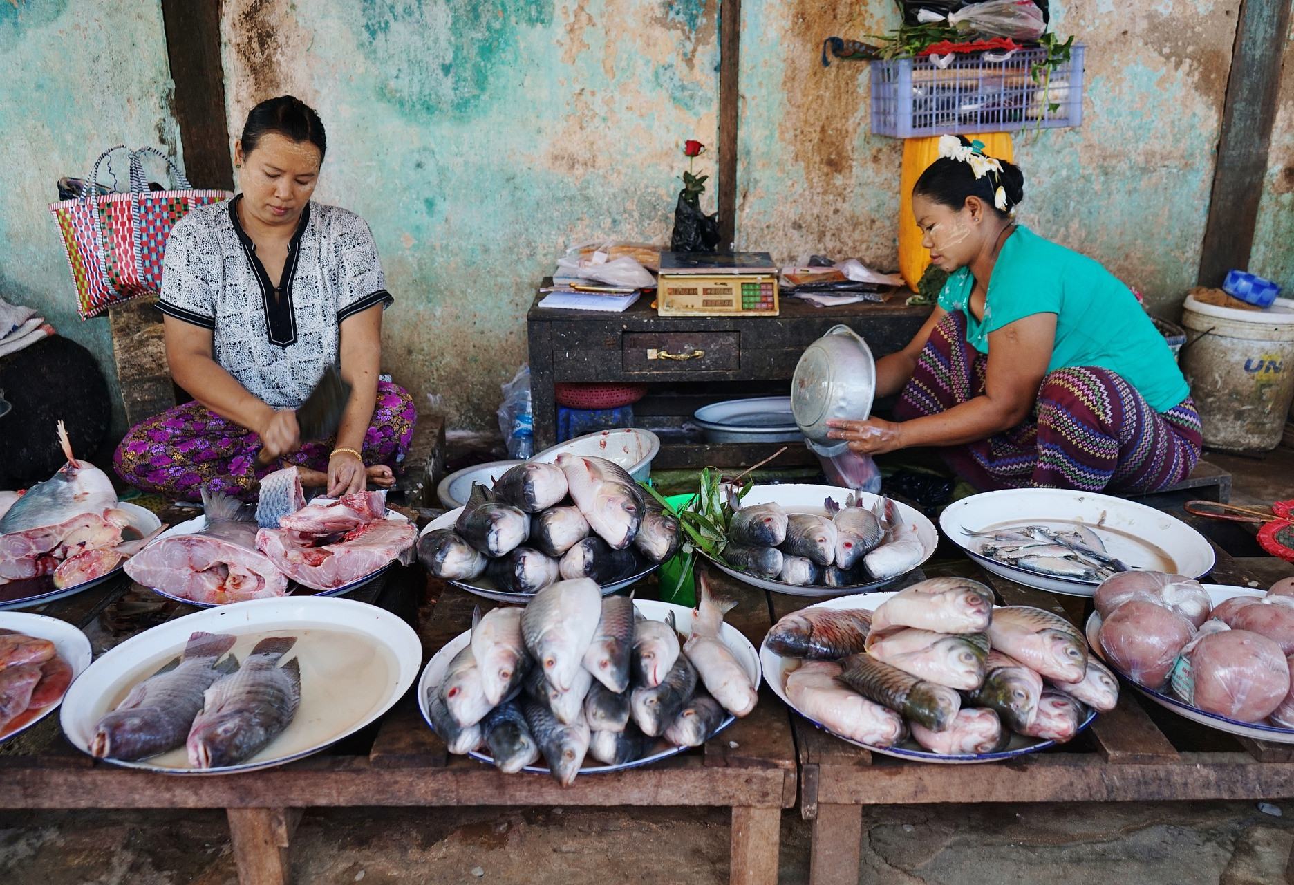 Nyaung u markt Bagan