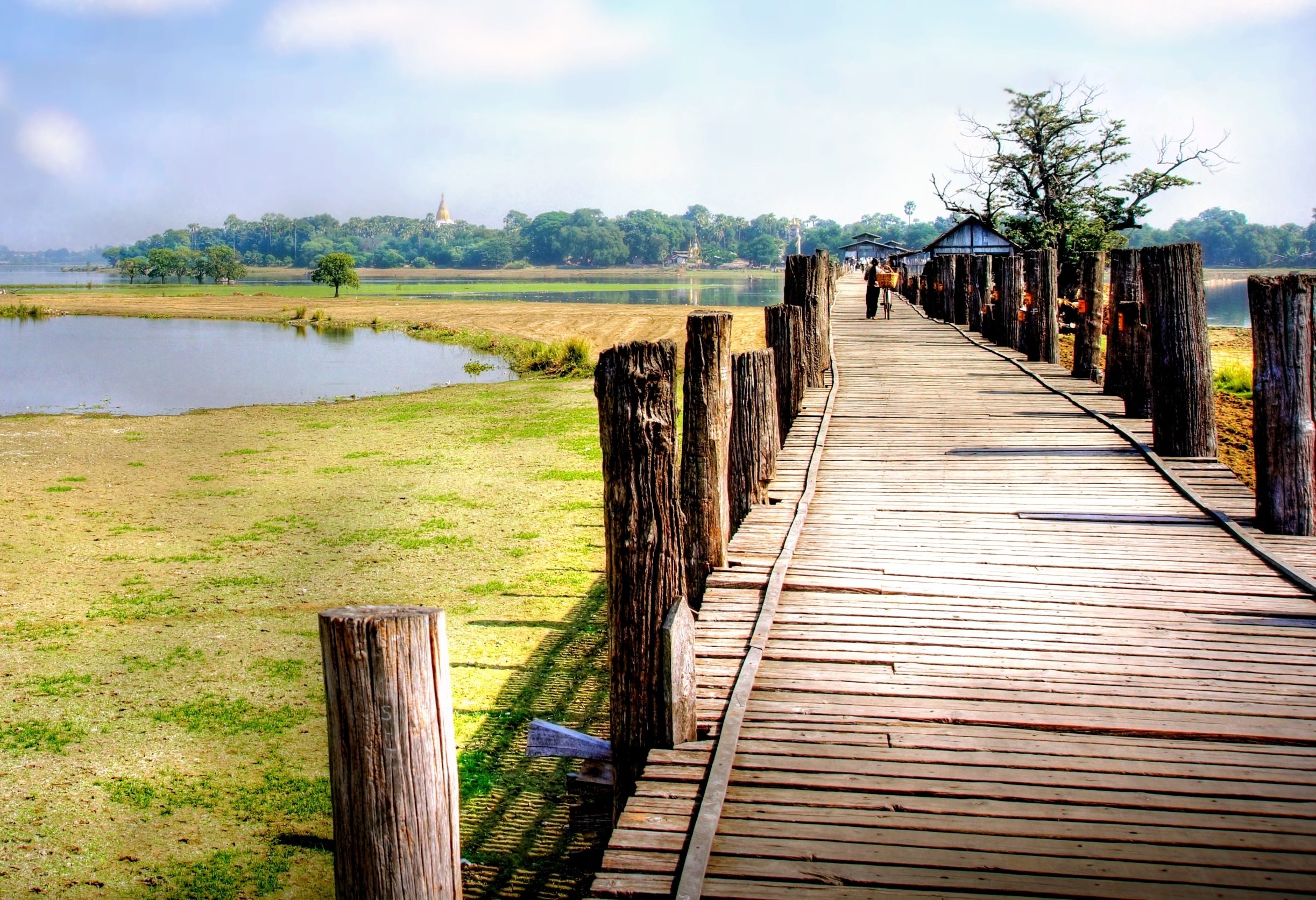 Amarapura Bridge Myanmar