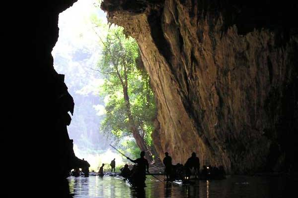 Tham Lod grot in de regio Pai in Thailand