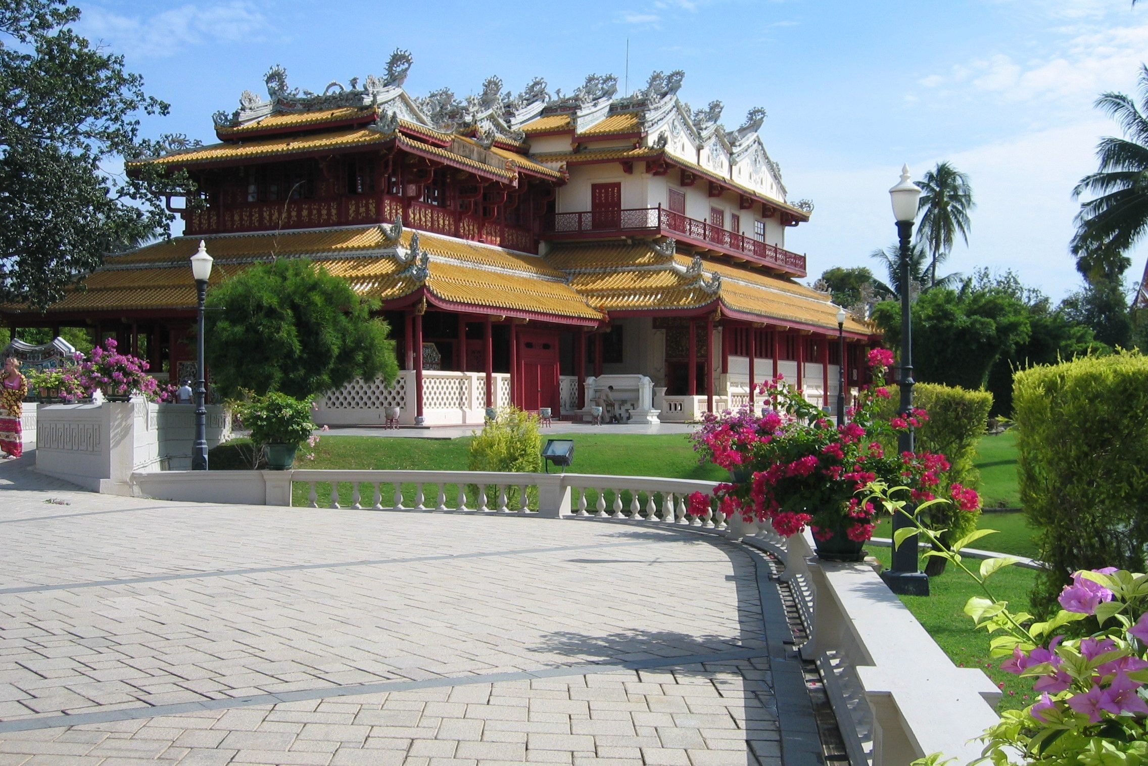 Bang Pa In Royal Palace in de regio van Ayutthaya, Thailand