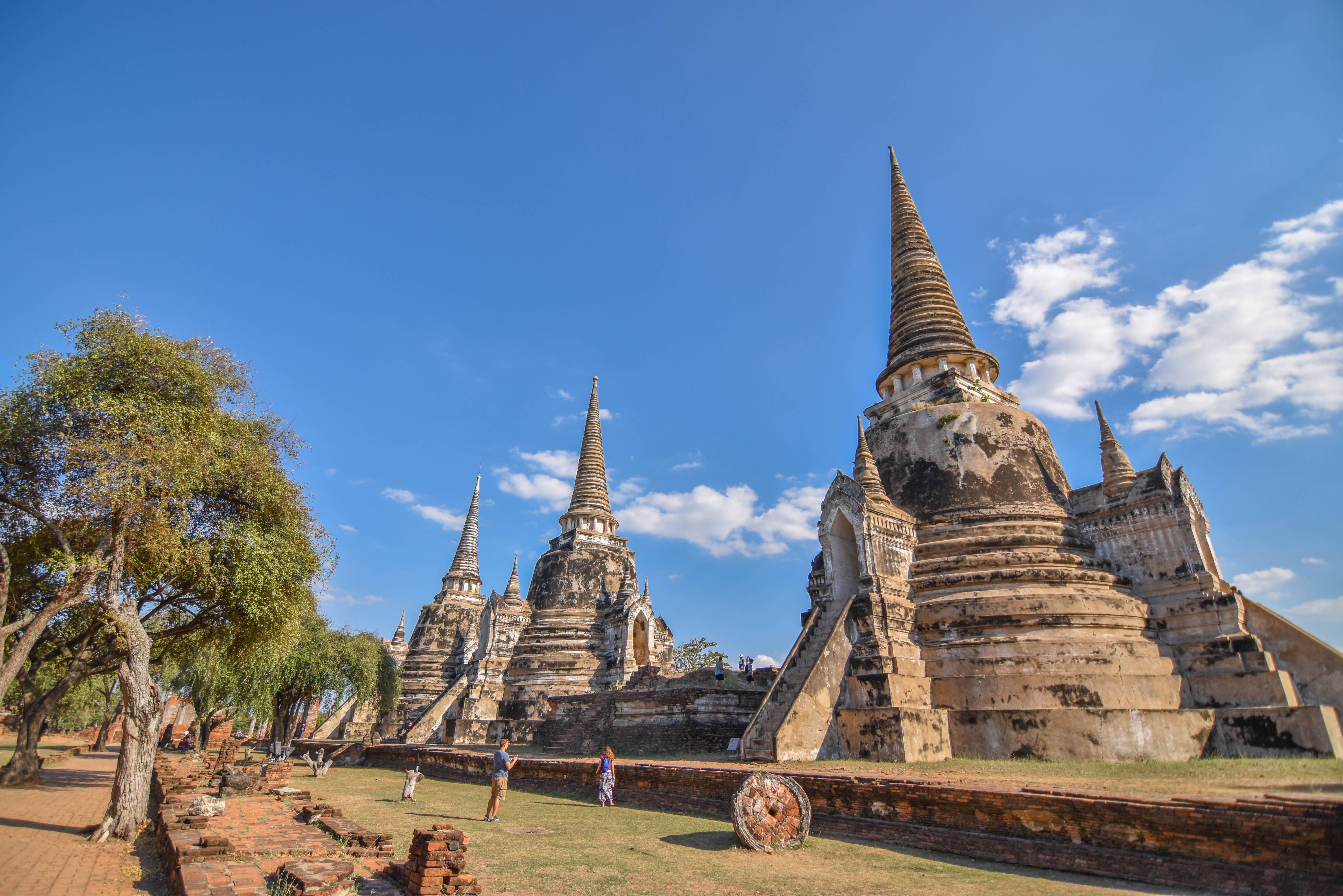 Historical Park in Ayutthaya, Thailand