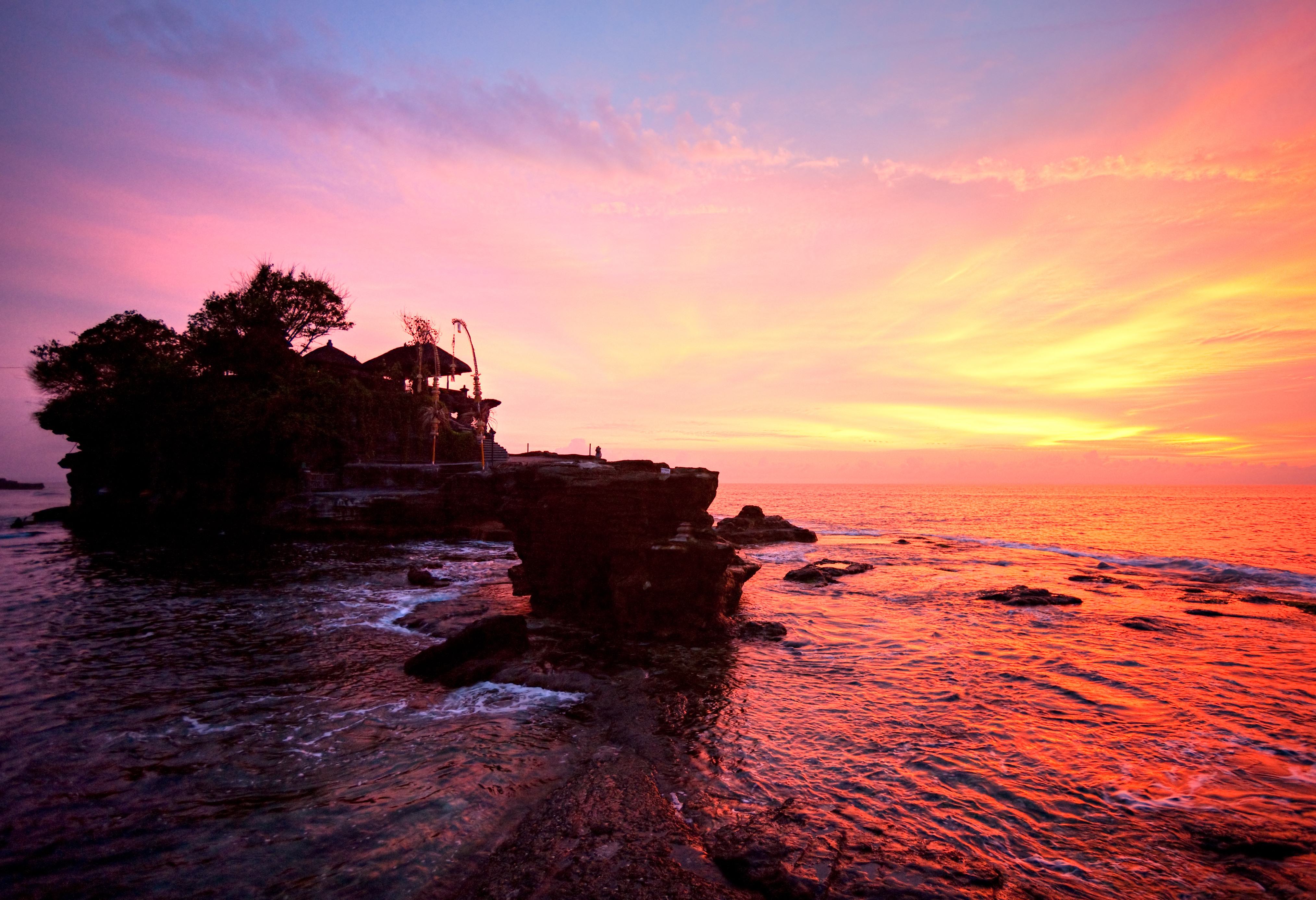 Tanah lot tempel op Bali