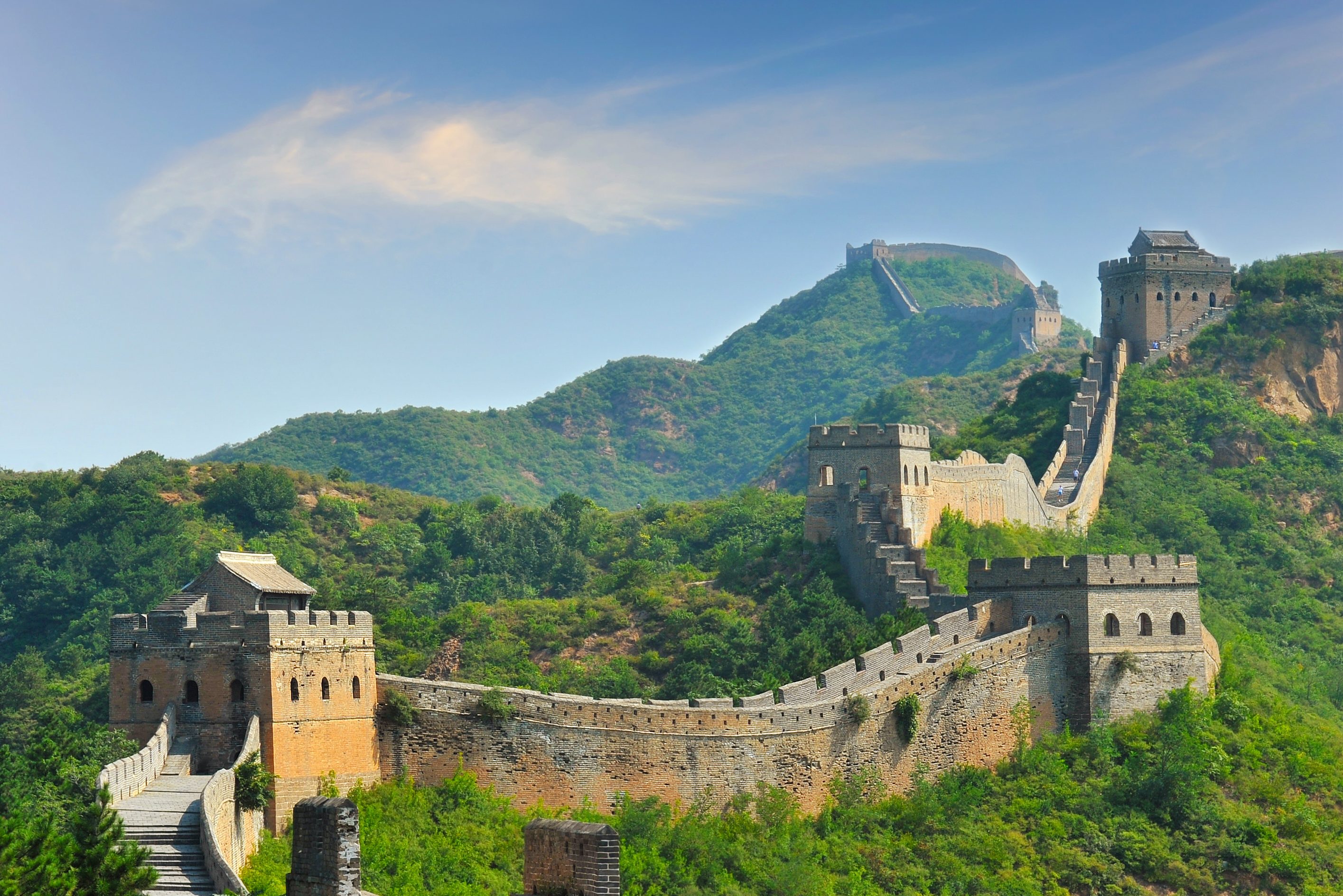 Картинки на рабочий стол китайская стена. Объекты культурного наследия юнеско в китае. Цзиньцзян. Пекин горы. Семь чудес света великая китайская стена.