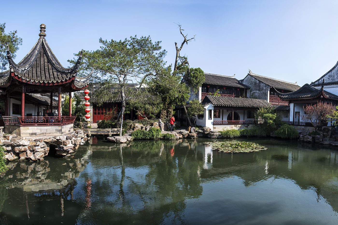 De beroemde tuinen van Suzhou in China