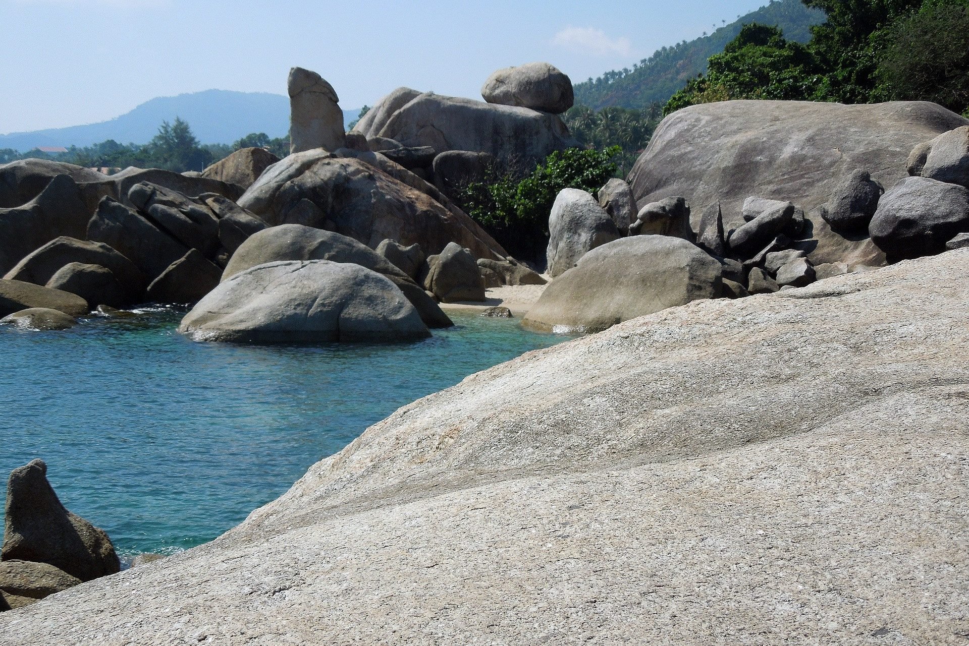 Grandmother en Grandfather Rock op Koh Samui in Thailand
