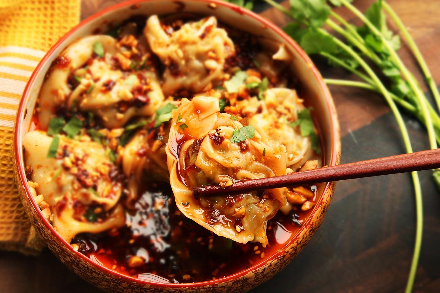 Pittig Sichuan gerecht in Chengdu