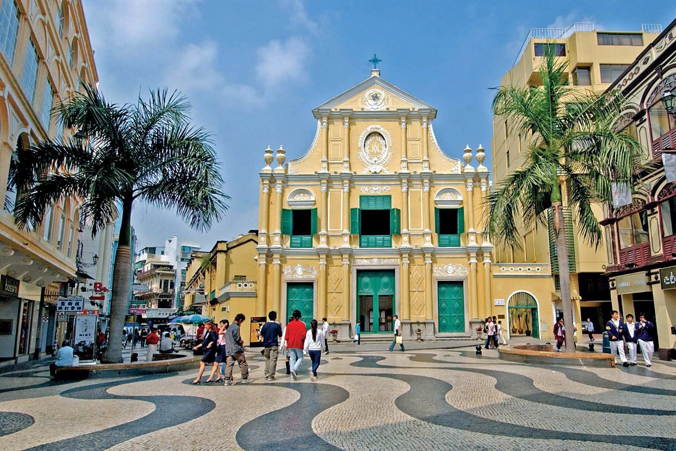 De oude stad op Macau