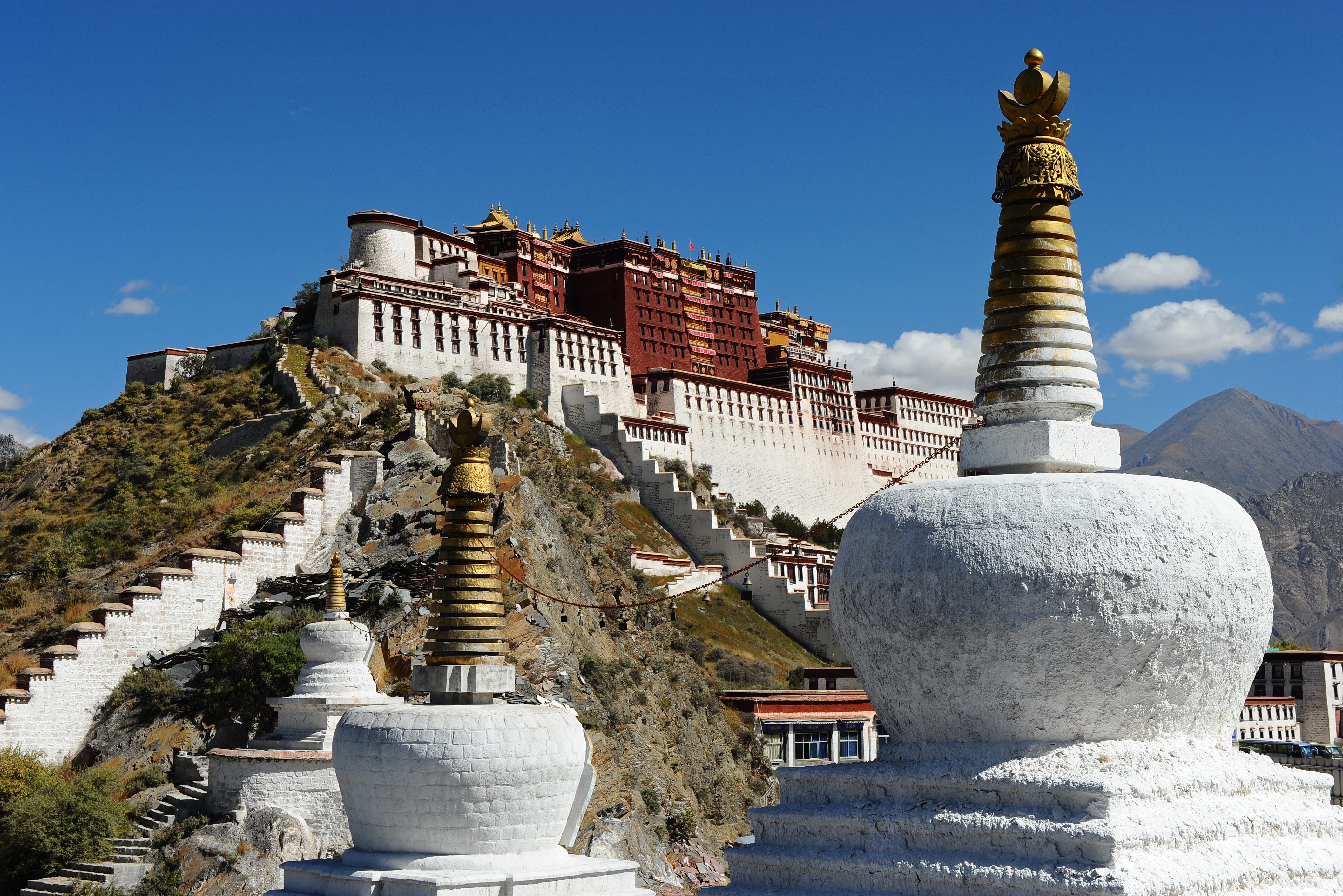 Potala paleis in Lhasa in Tibet