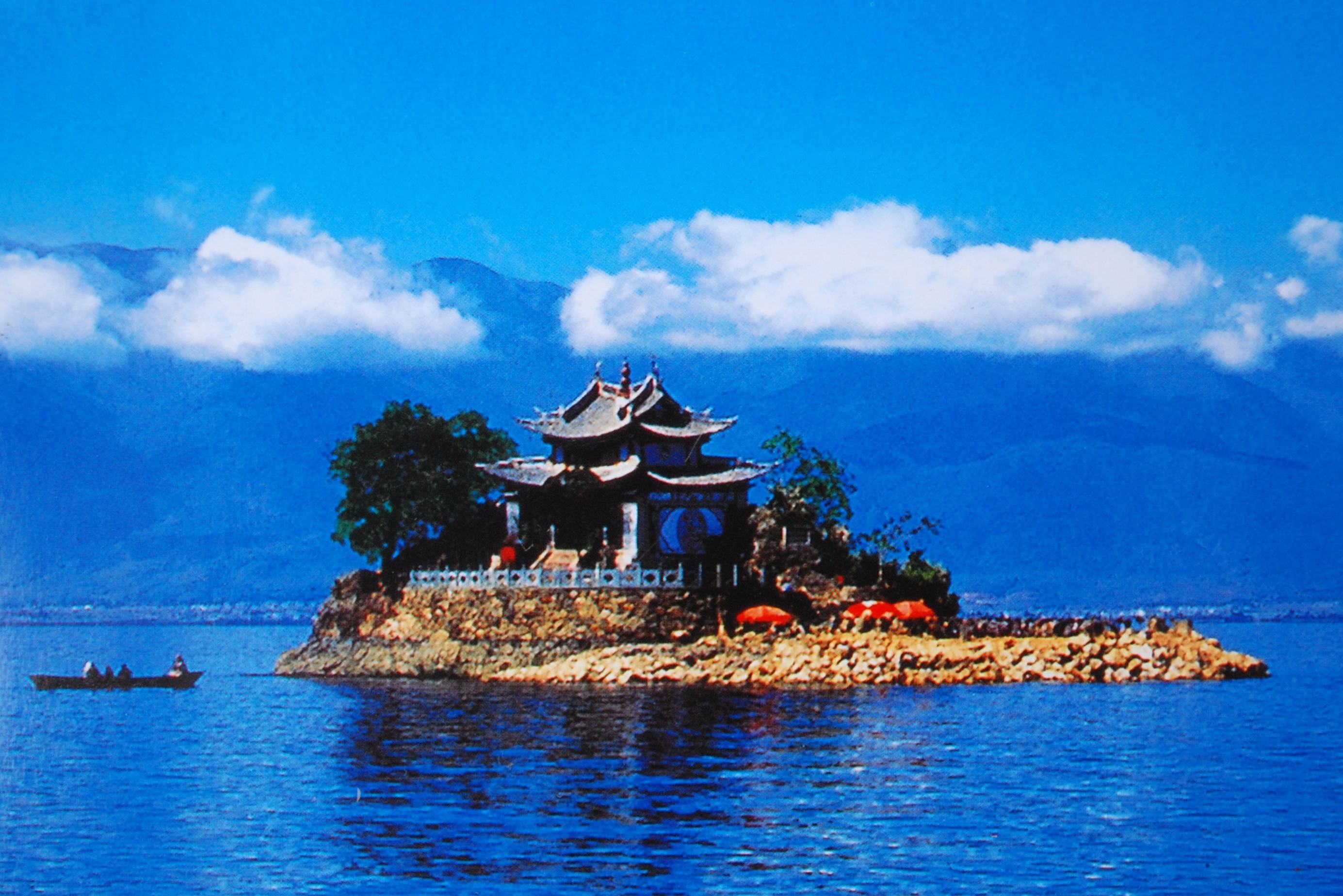 Erhai Meer bij Dali in China