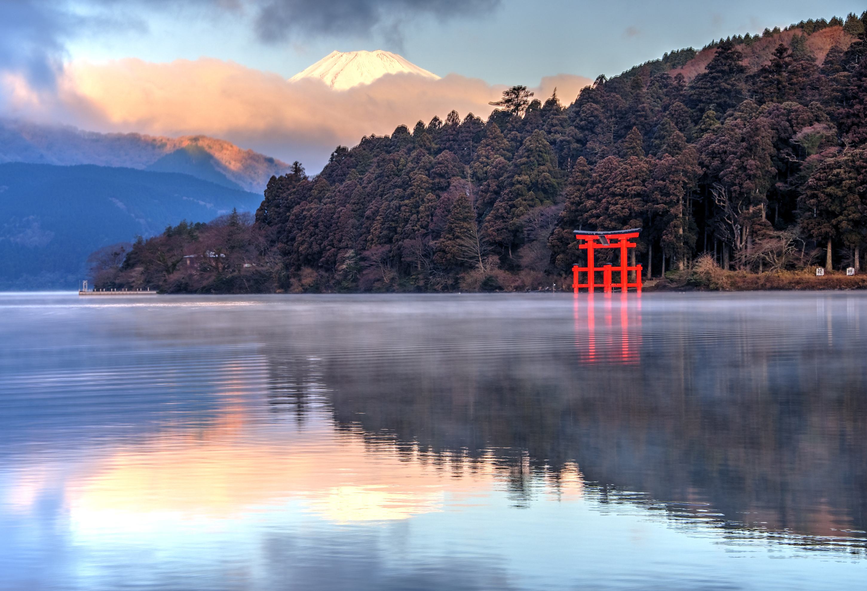 Hakone en Mount Fuji in Japan