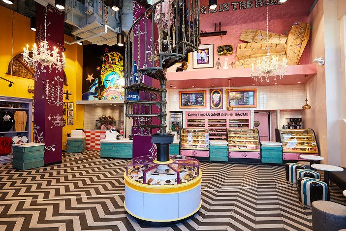Voodoo doughnut in Portland in Amerika