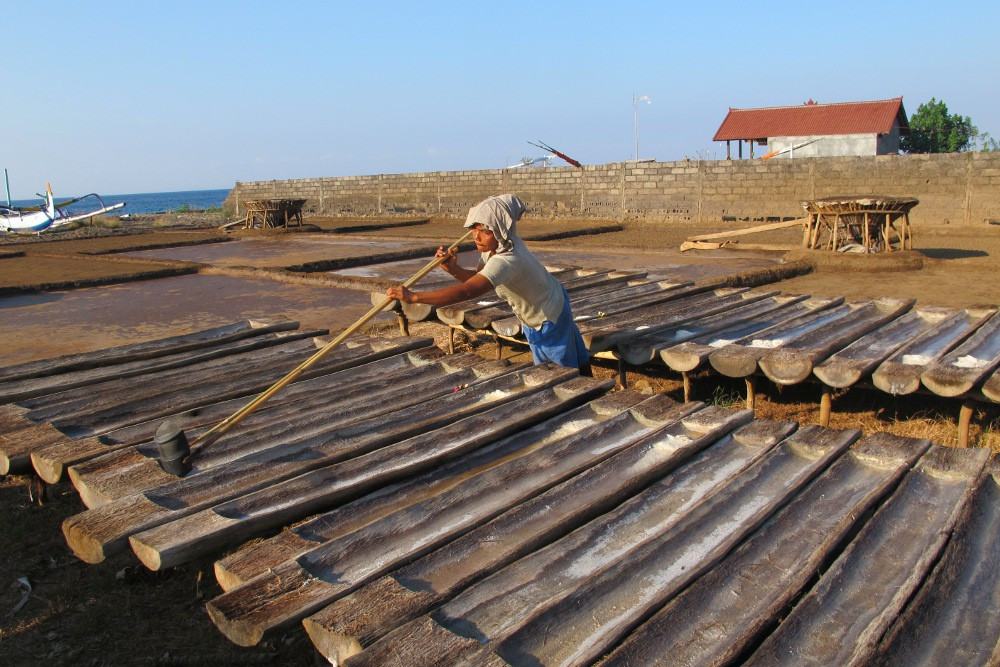 Zoutwinning bij Amed