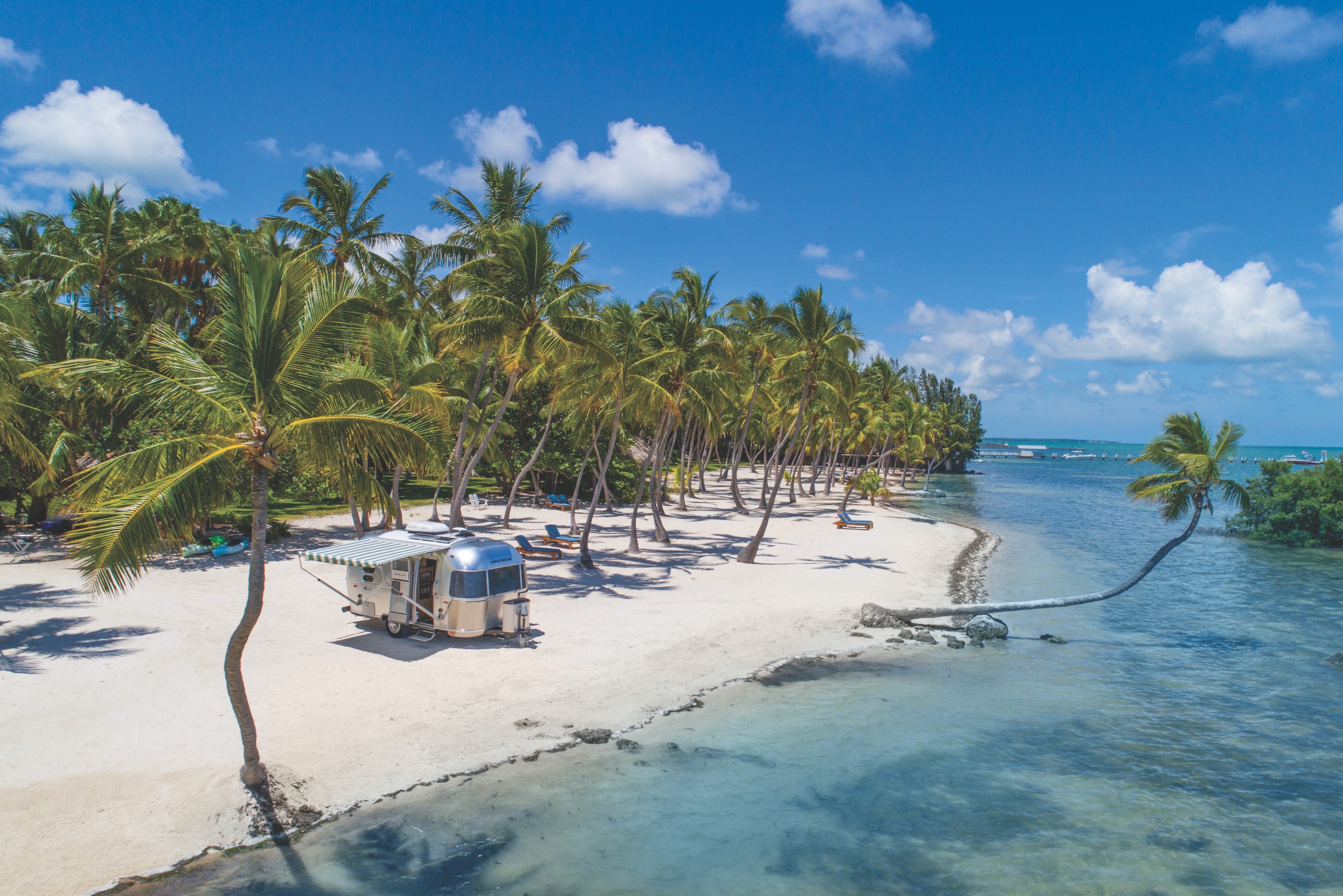 Verlaten strandje op Key Islamorada in Florida