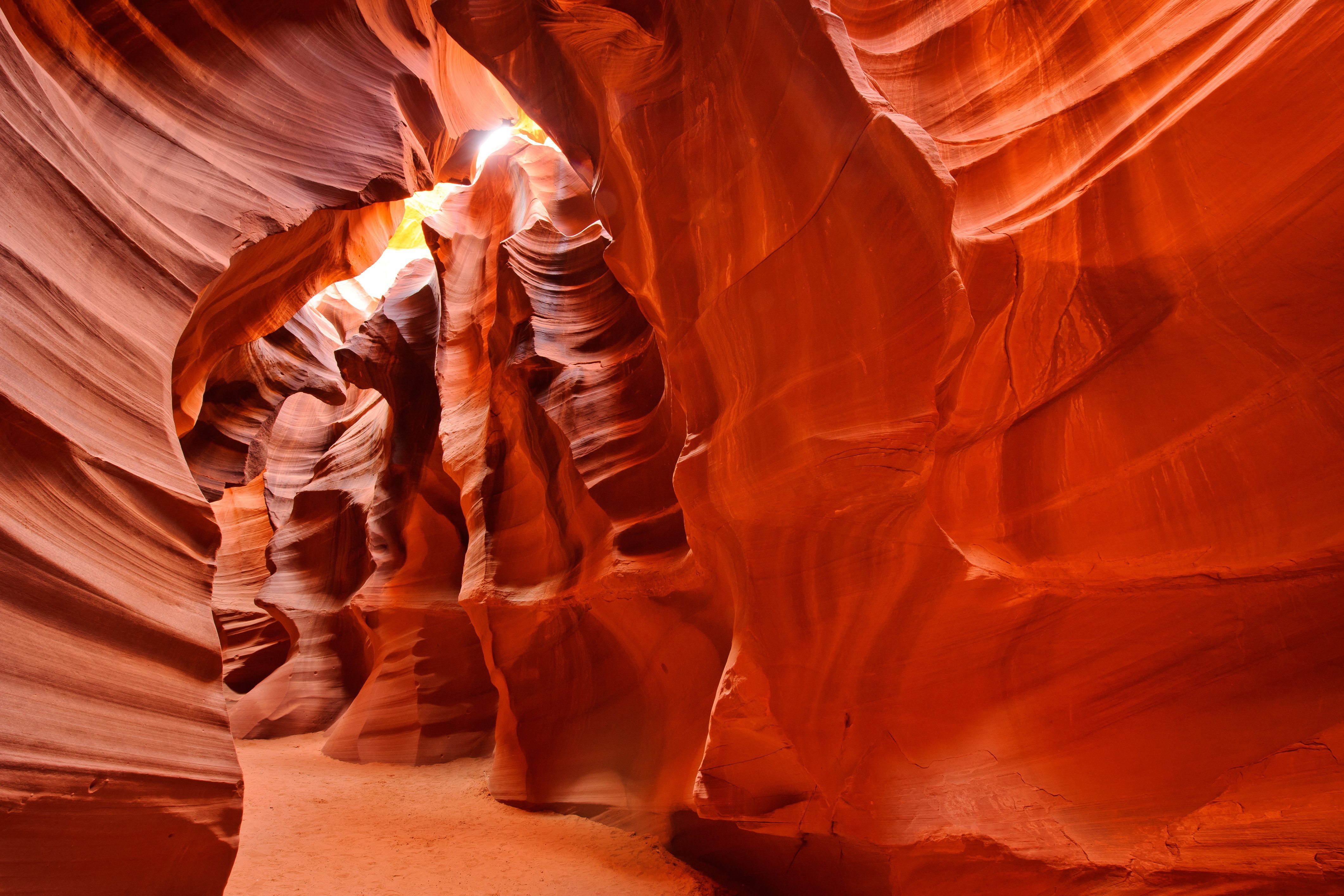 Antelope Canyon bij Page in Arizona Amerika