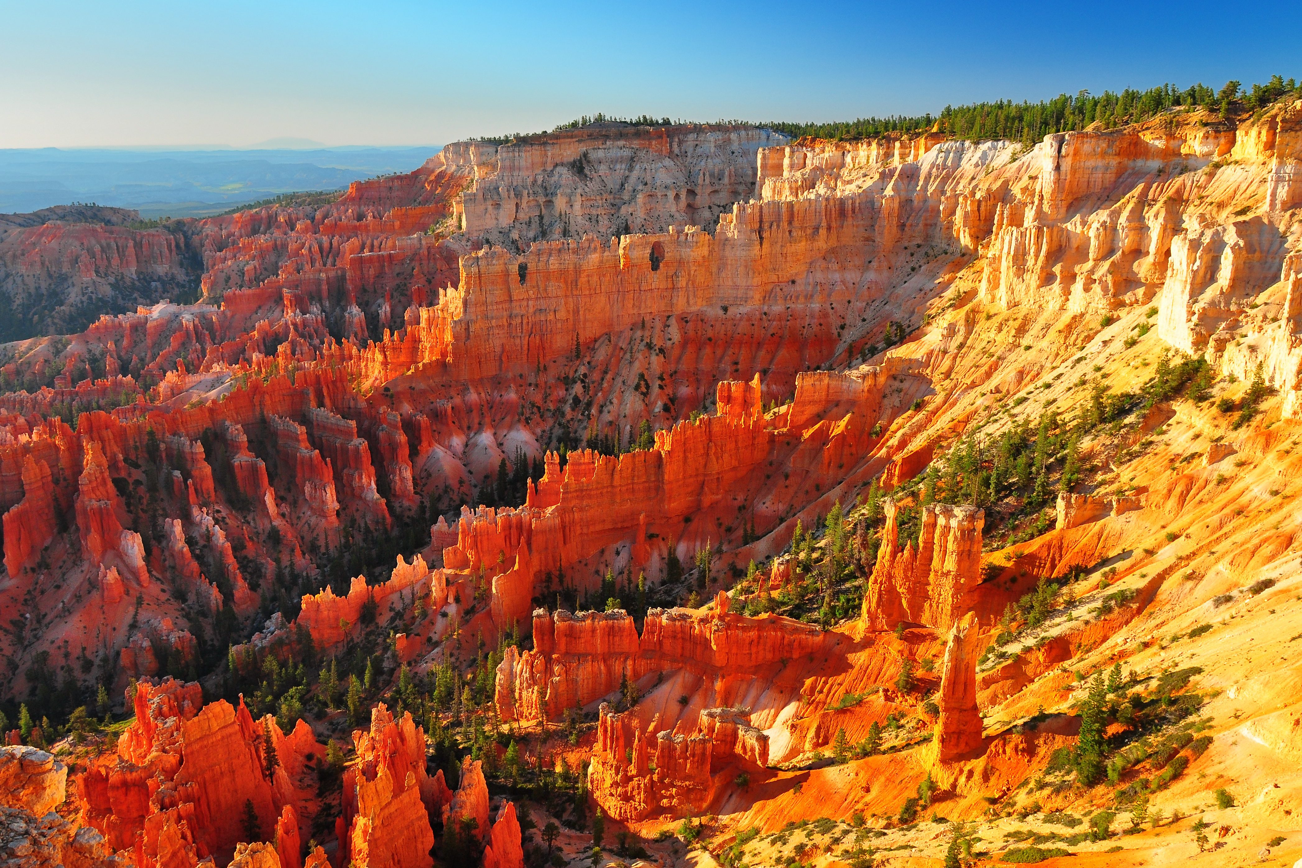Panorama uitzicht over Bryce Canyon