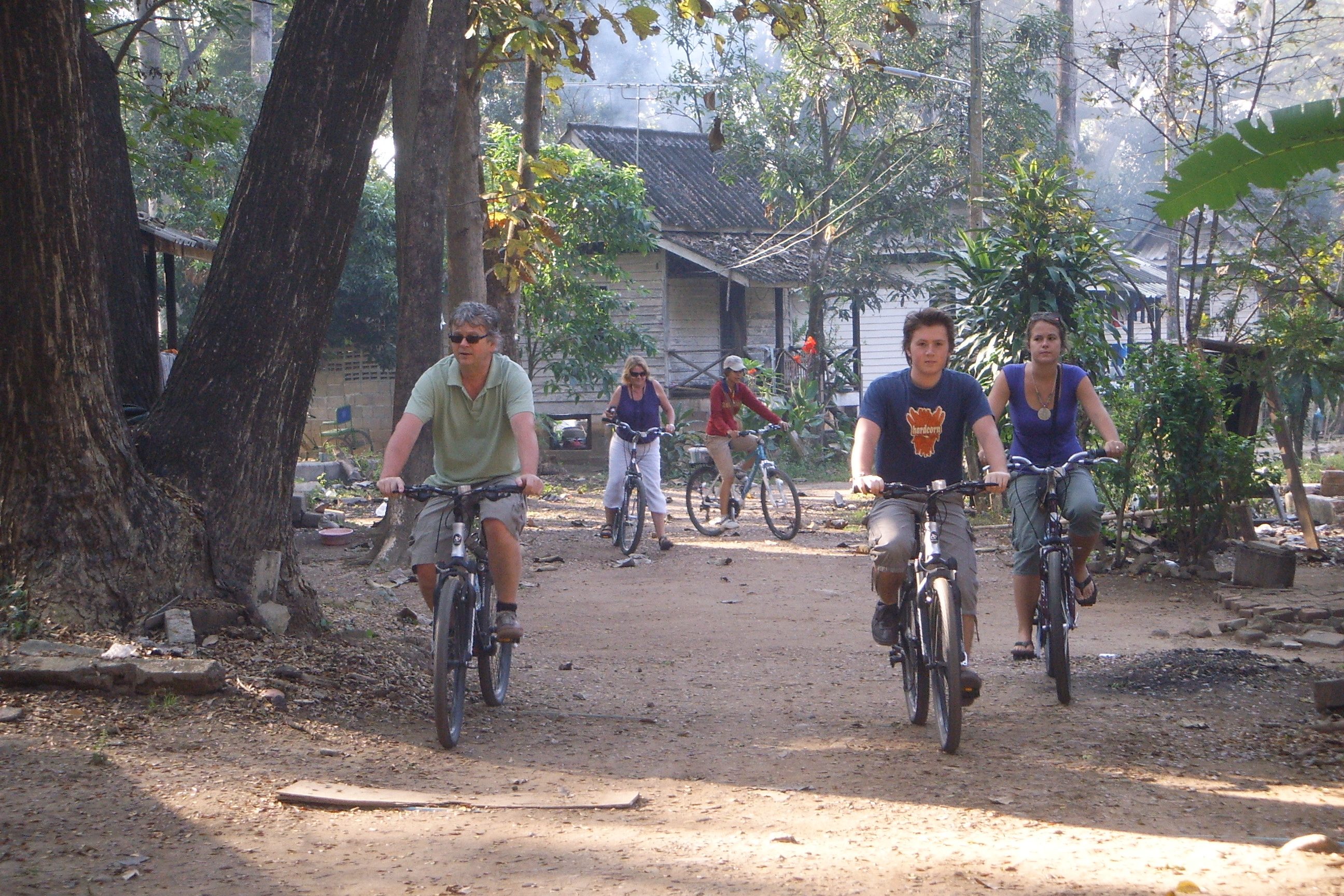 Fietstour in de landelijke omgeving van Chiang Mai, Thailand