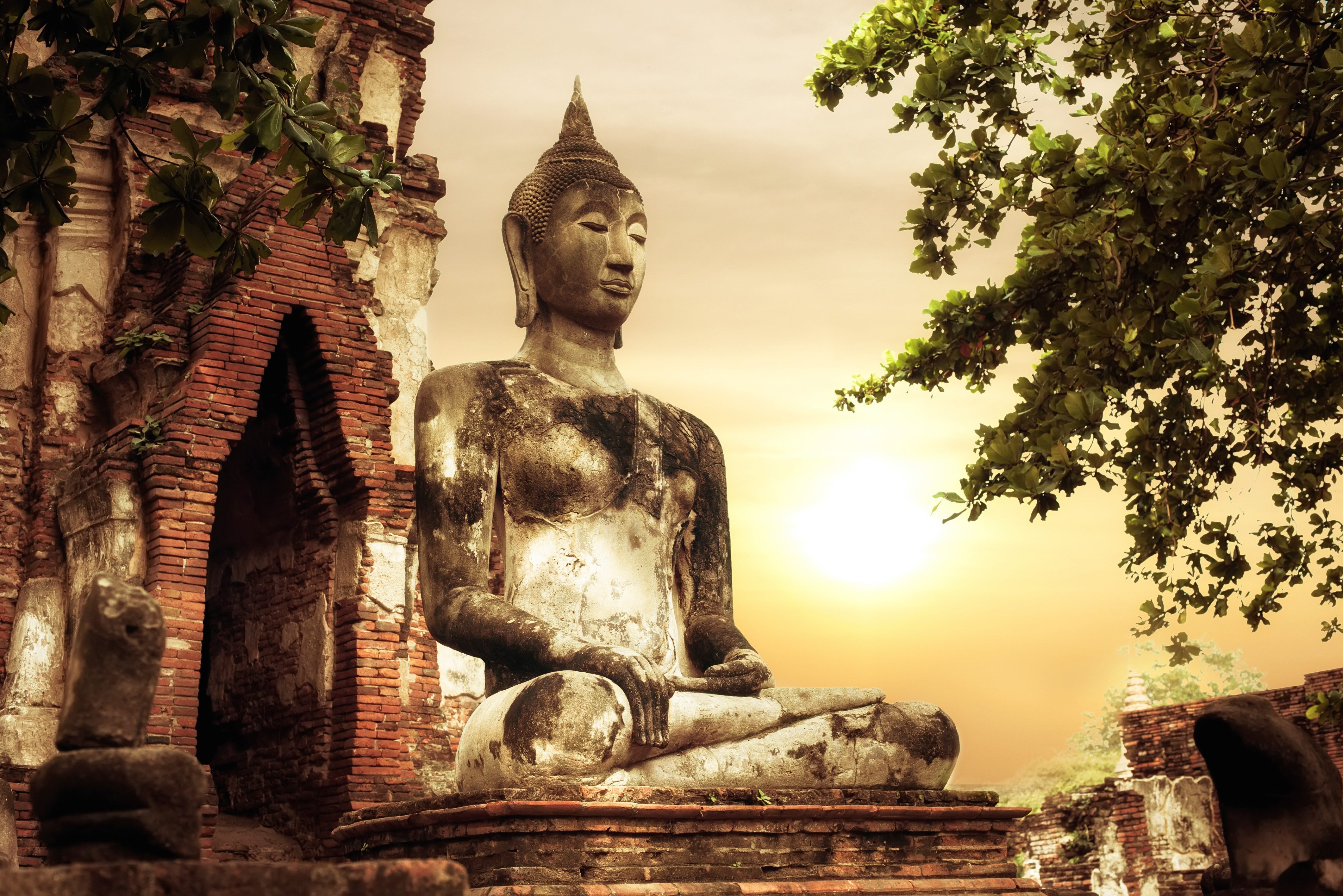 Wat Mahathat in Ayutthaya, Thailand