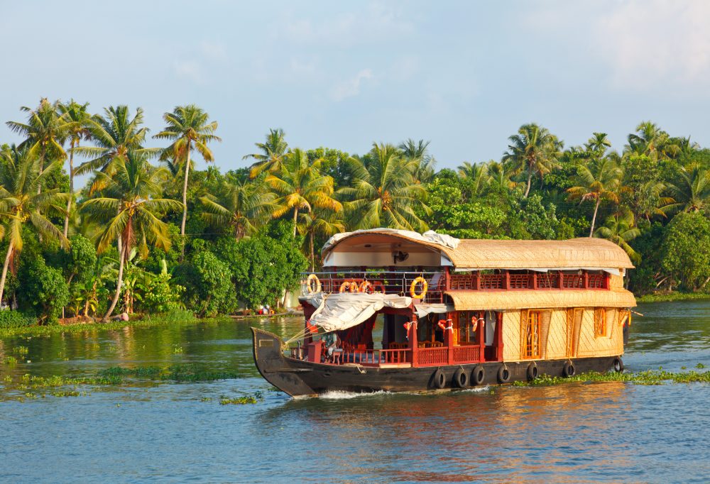 Backwaters en strand van Kerala