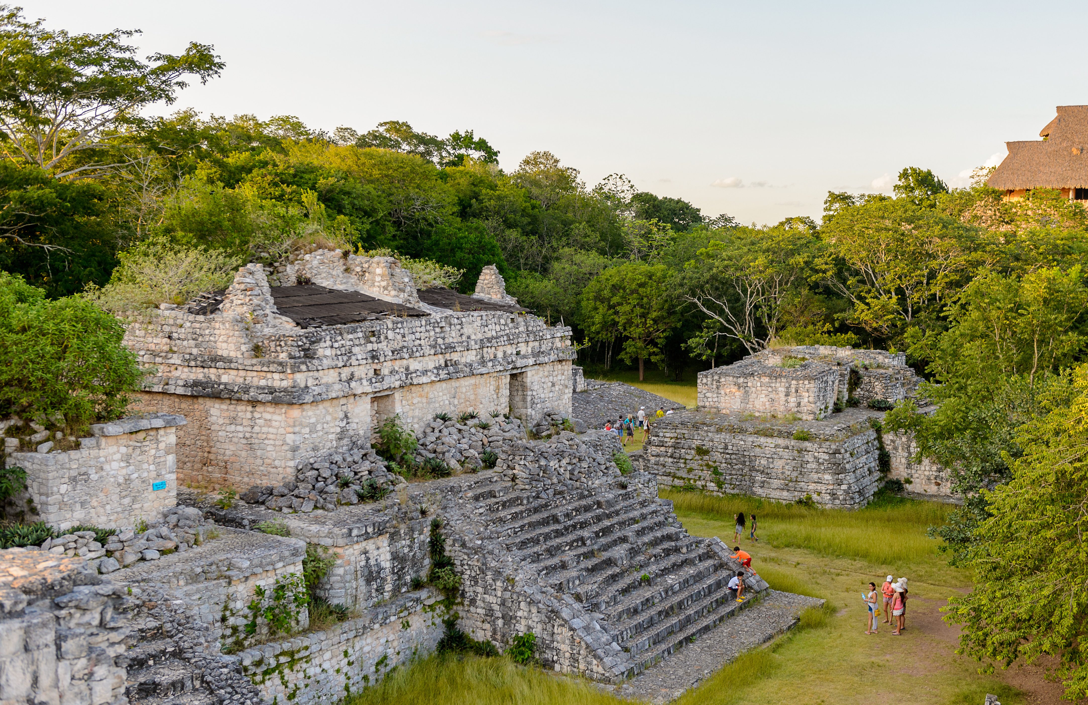 Ek Balam Maya ruïnes