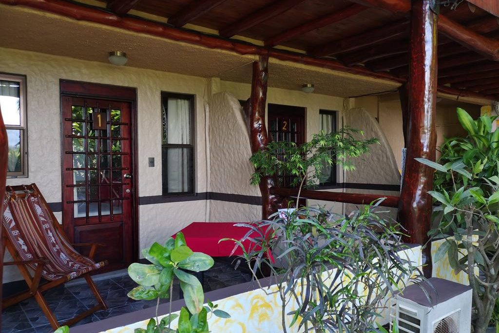 Patio hotel Belverdere in Samara Costa Rica