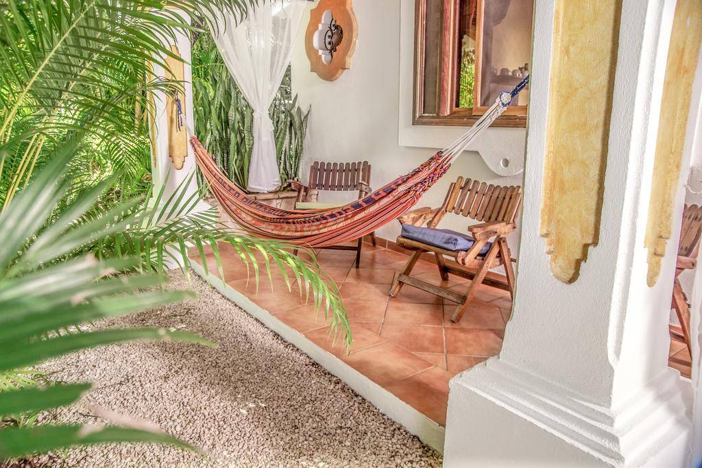 Villas Kalimba patio in Samara in Costa Rica