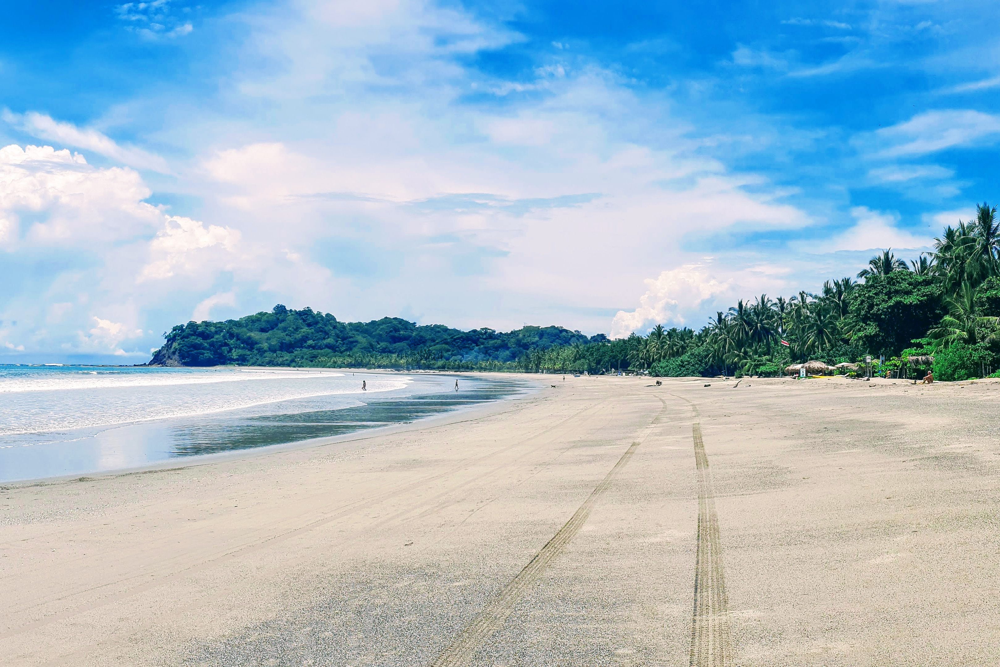 Strand bij Samara in Costa Rica