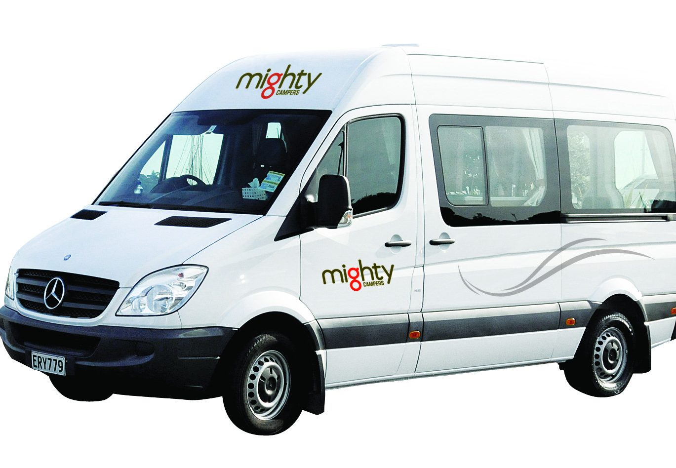 Deuce camper van Mighty in Nieuw-Zeeland