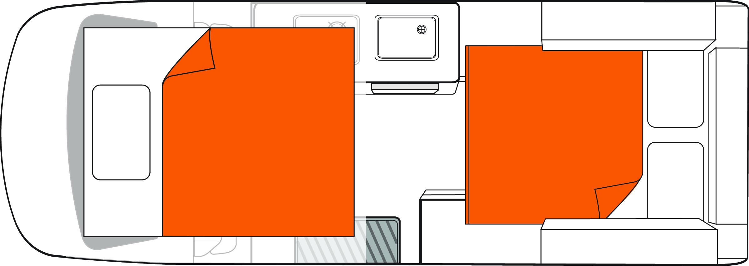 Nachtindeling van de Britz Hitop in Nieuw-Zeeland