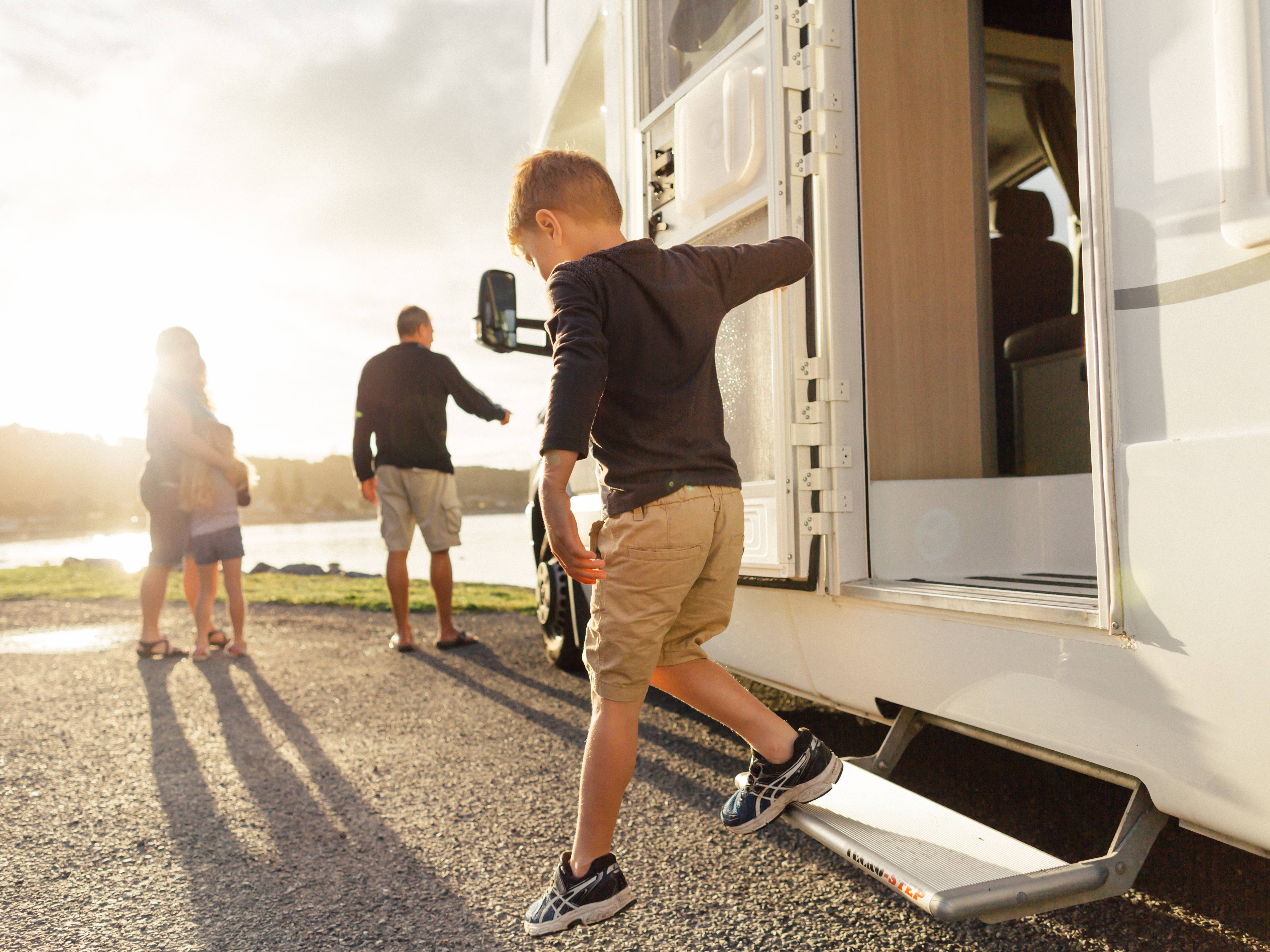 Met het gezin op reis in de Britz Explorer camper in Nieuw-Zeeland