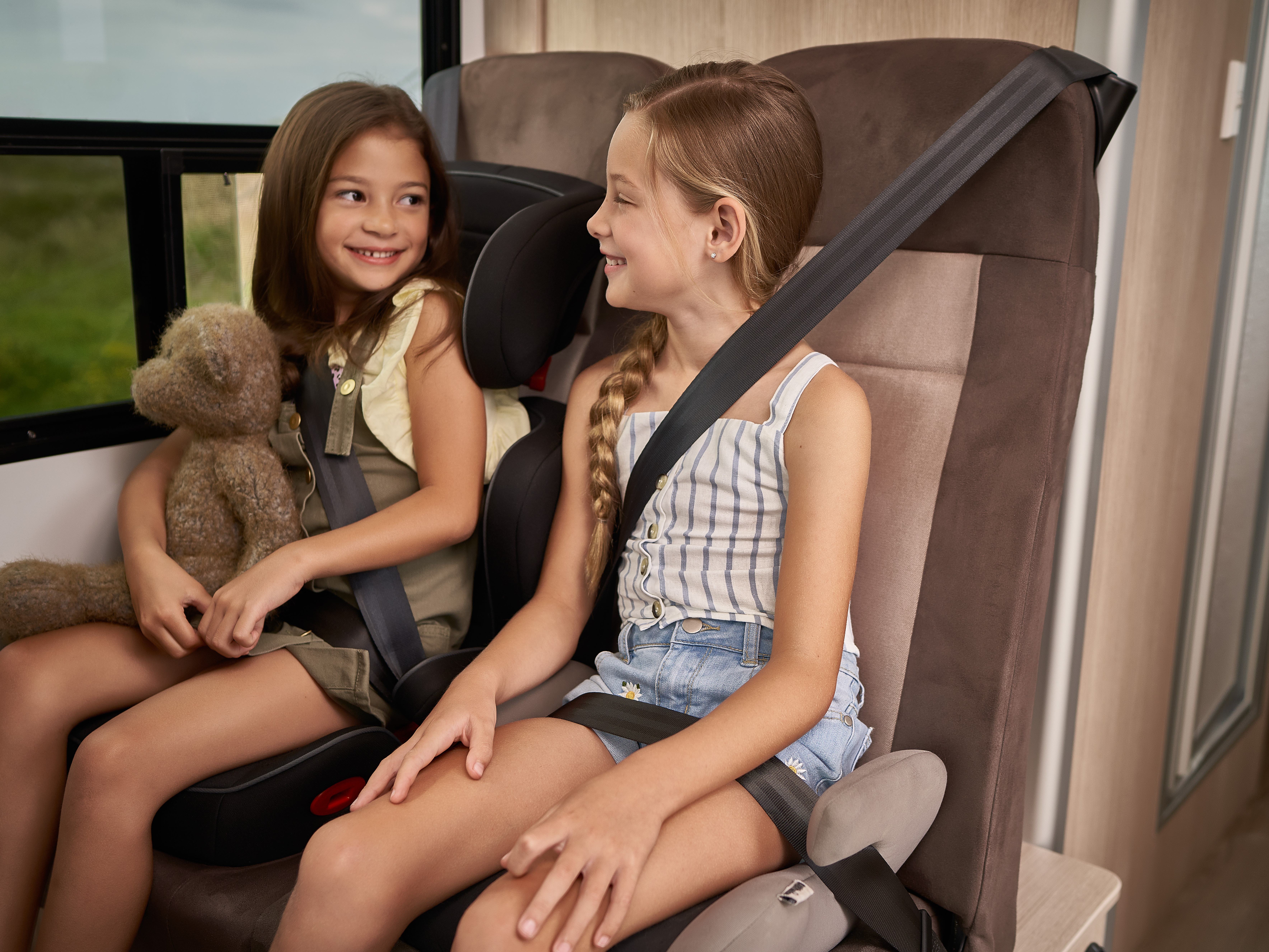 Extra zitplaatsen in de Maui Cascade camper in Nieuw-Zeeland