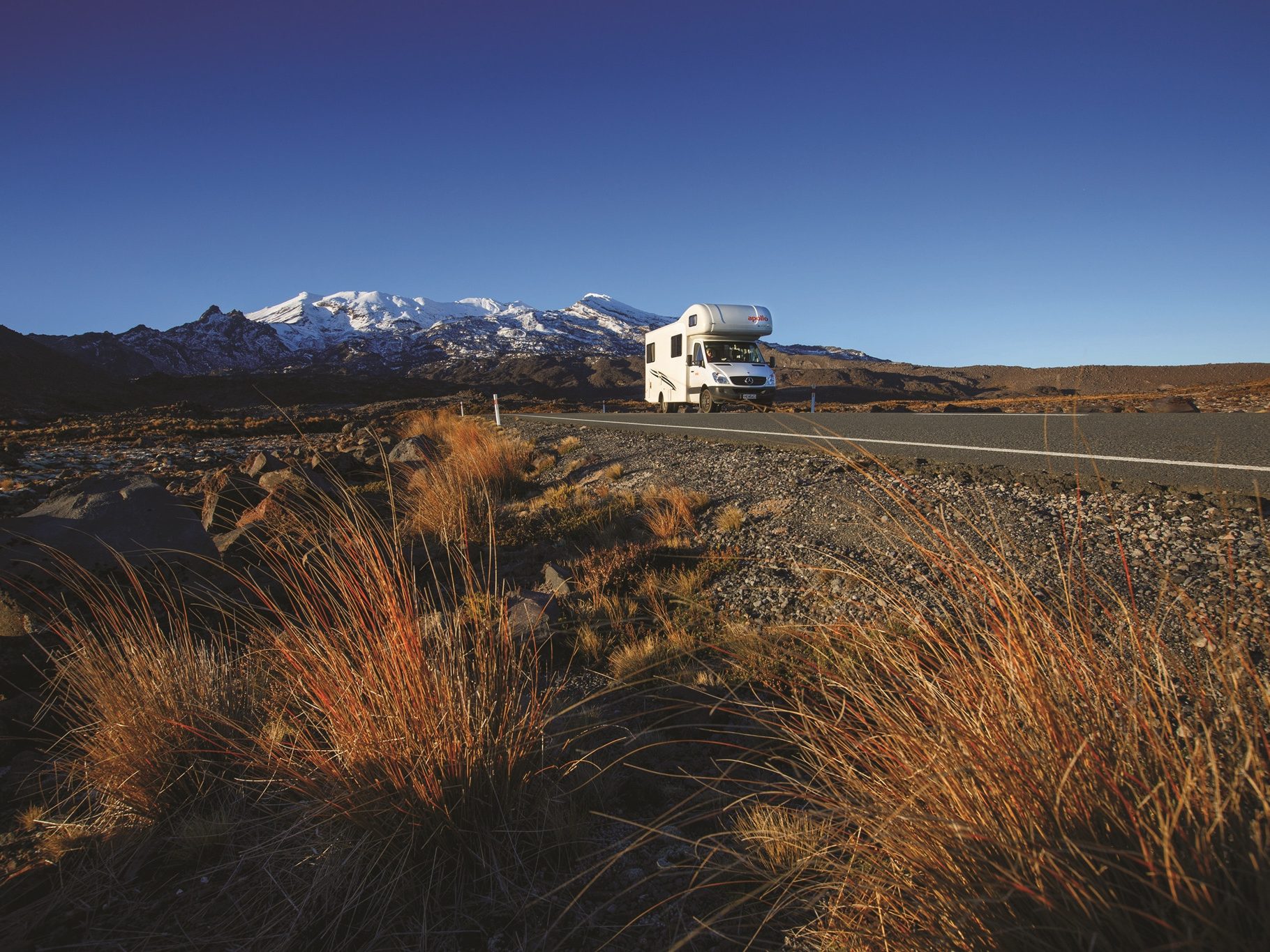 Onderweg met de Apollo Euro Deluxe camper in Nieuw-Zeeland