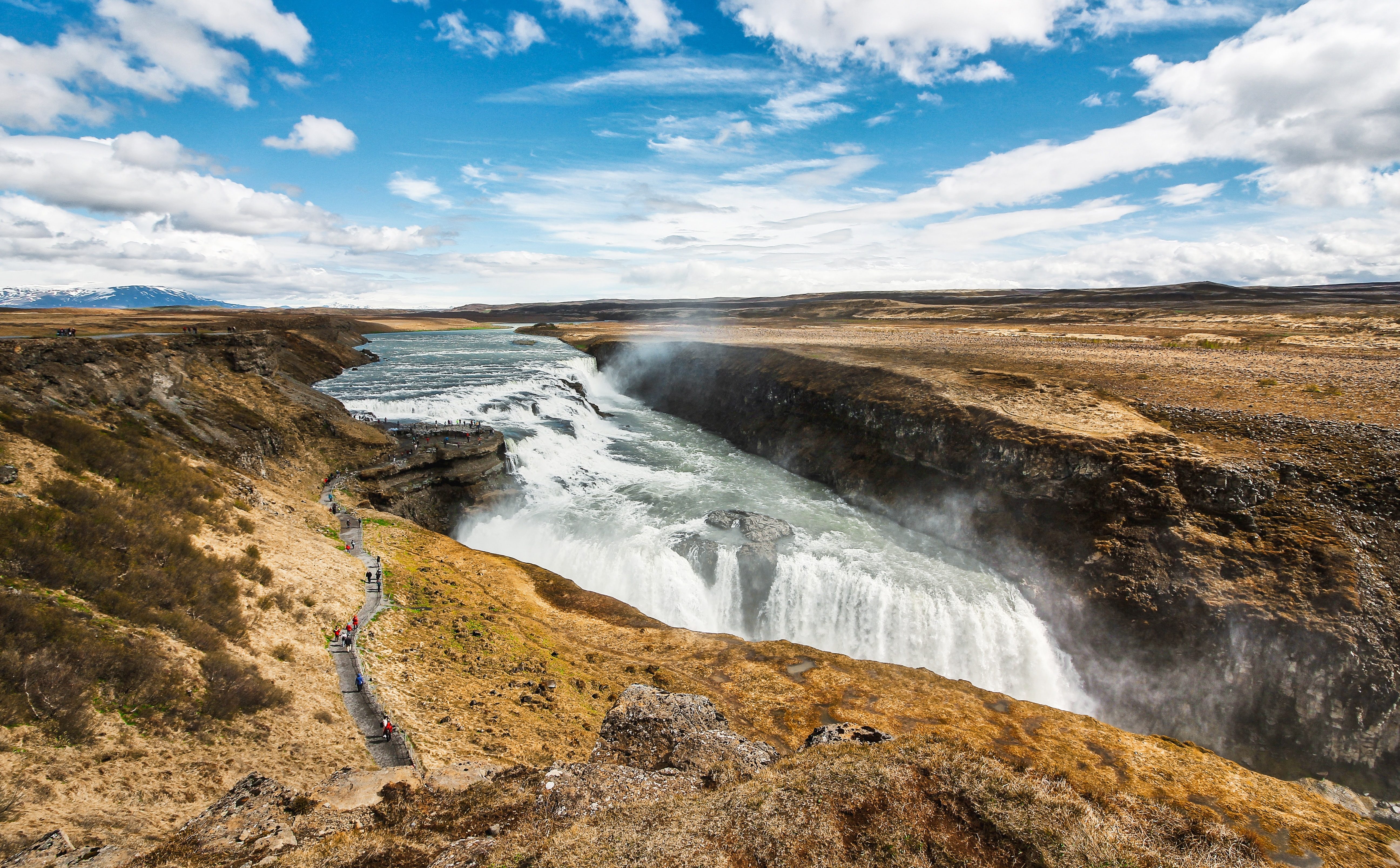 Gullfoss waterval in IJsland