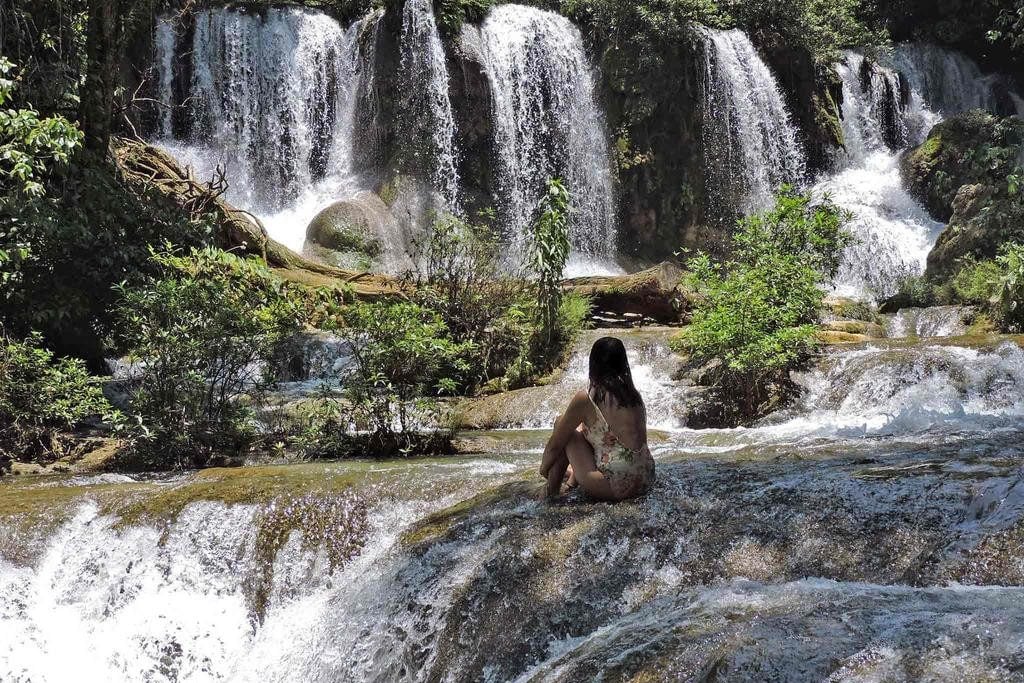 Waterval Lacandon jungle Chiapas Mexico