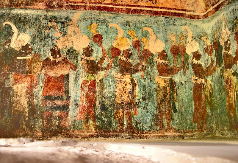 Bonampak maya stad muurschilderingen Chiapas Mexico