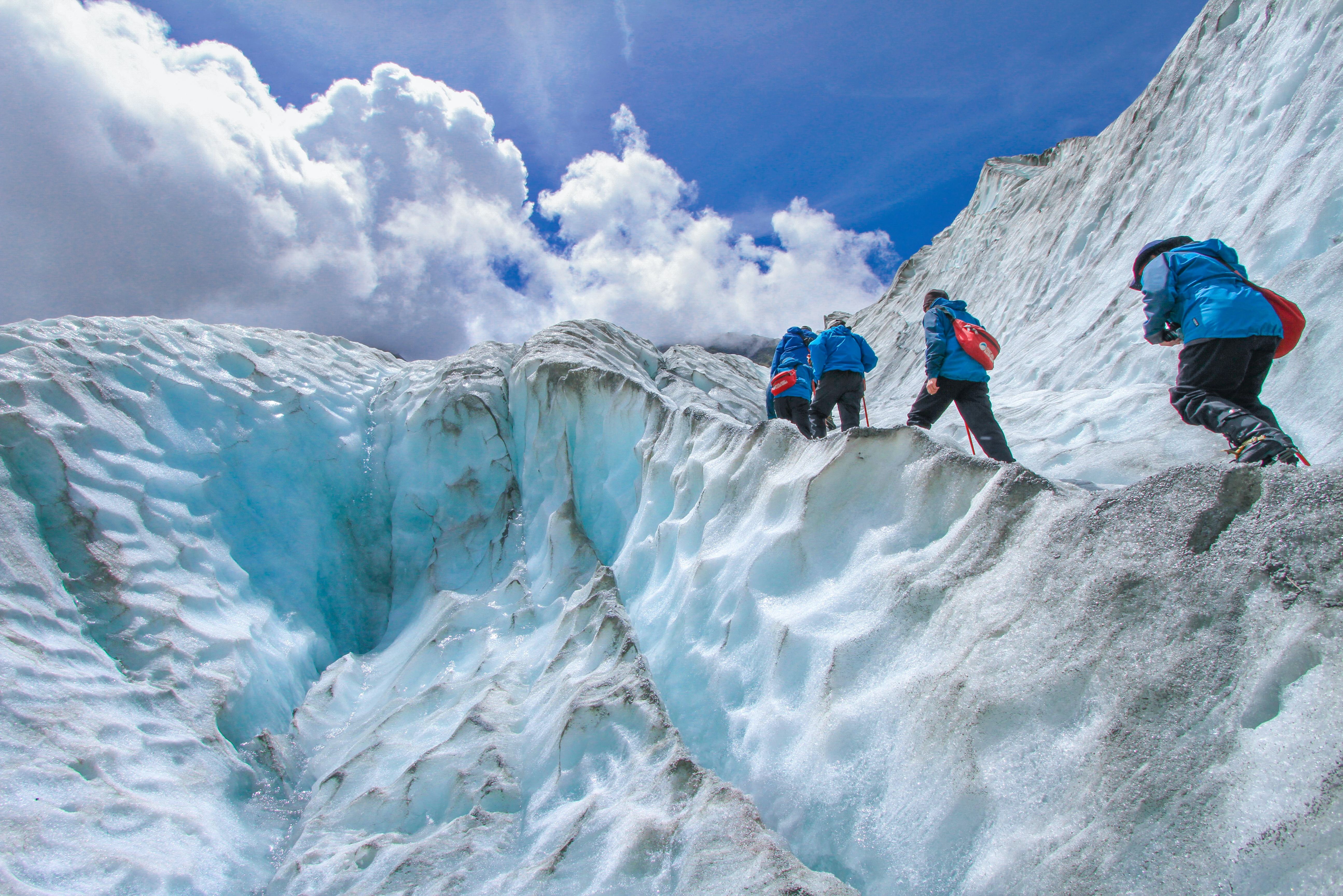 Excursie op Franz Josef Glacier in Nieuw-Zeeland