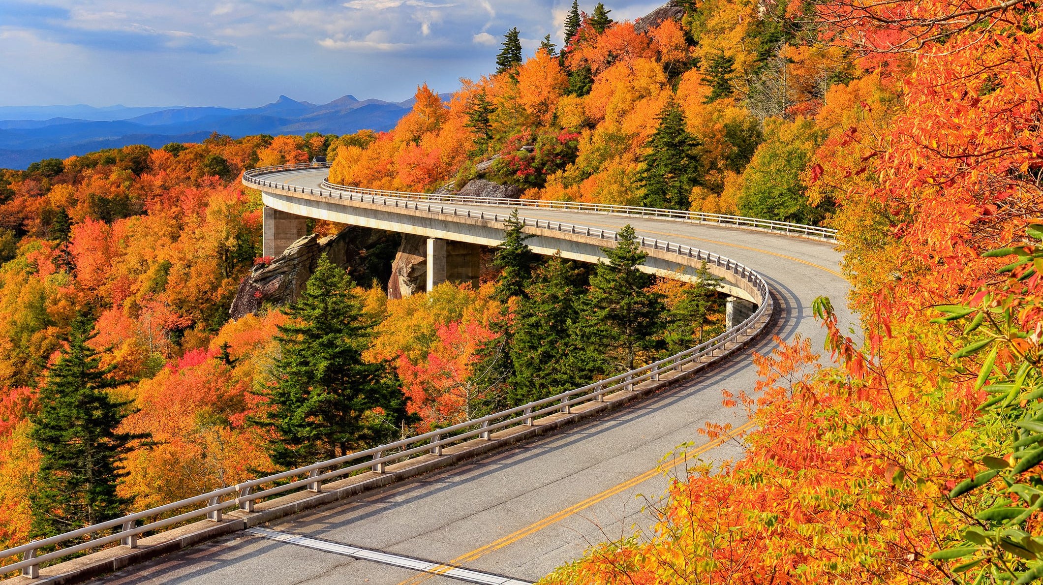 Blue ridge parkway Roanoke Amerika