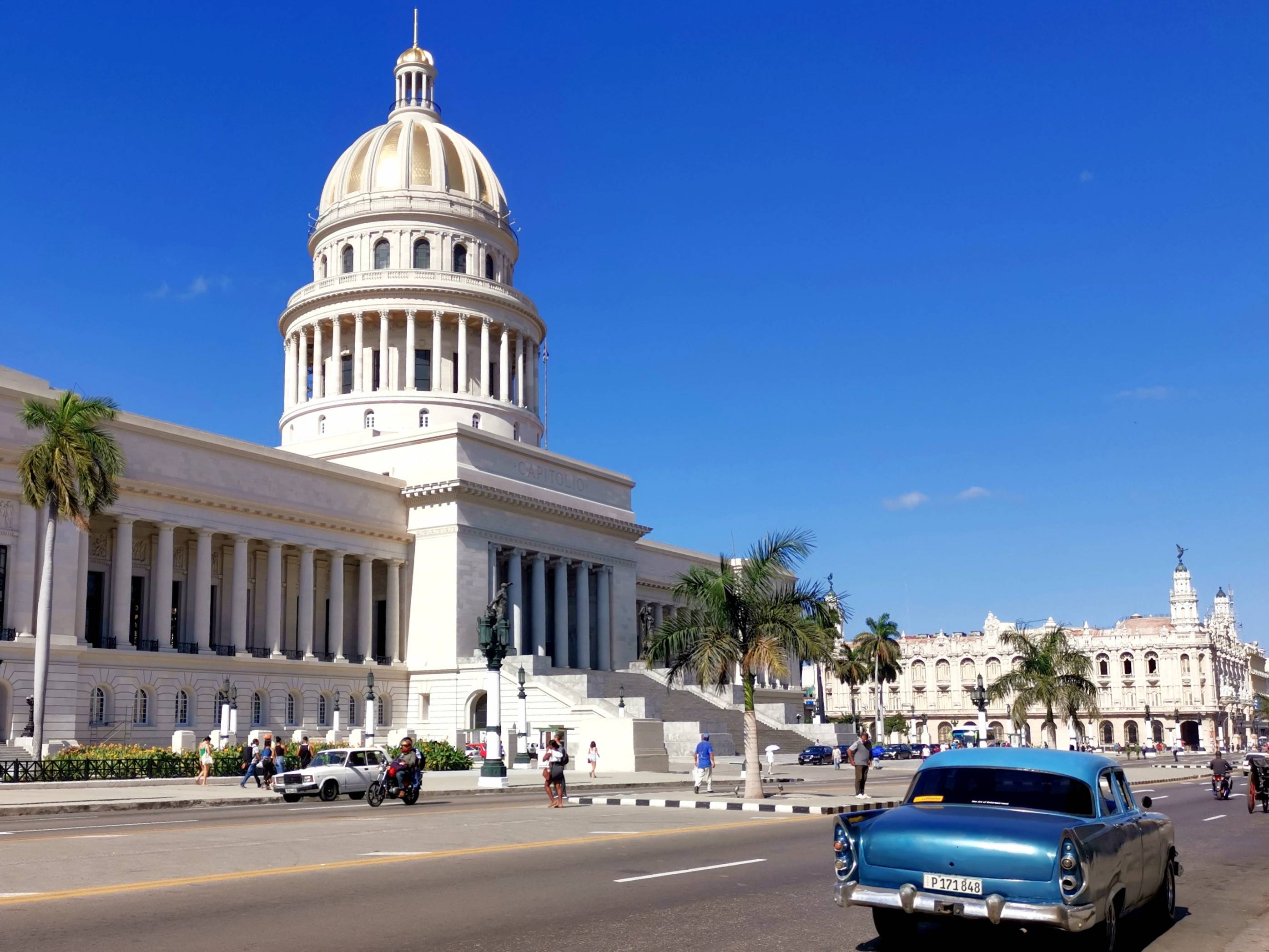 El Capitolio, het Capitool van Havana in Cuba
