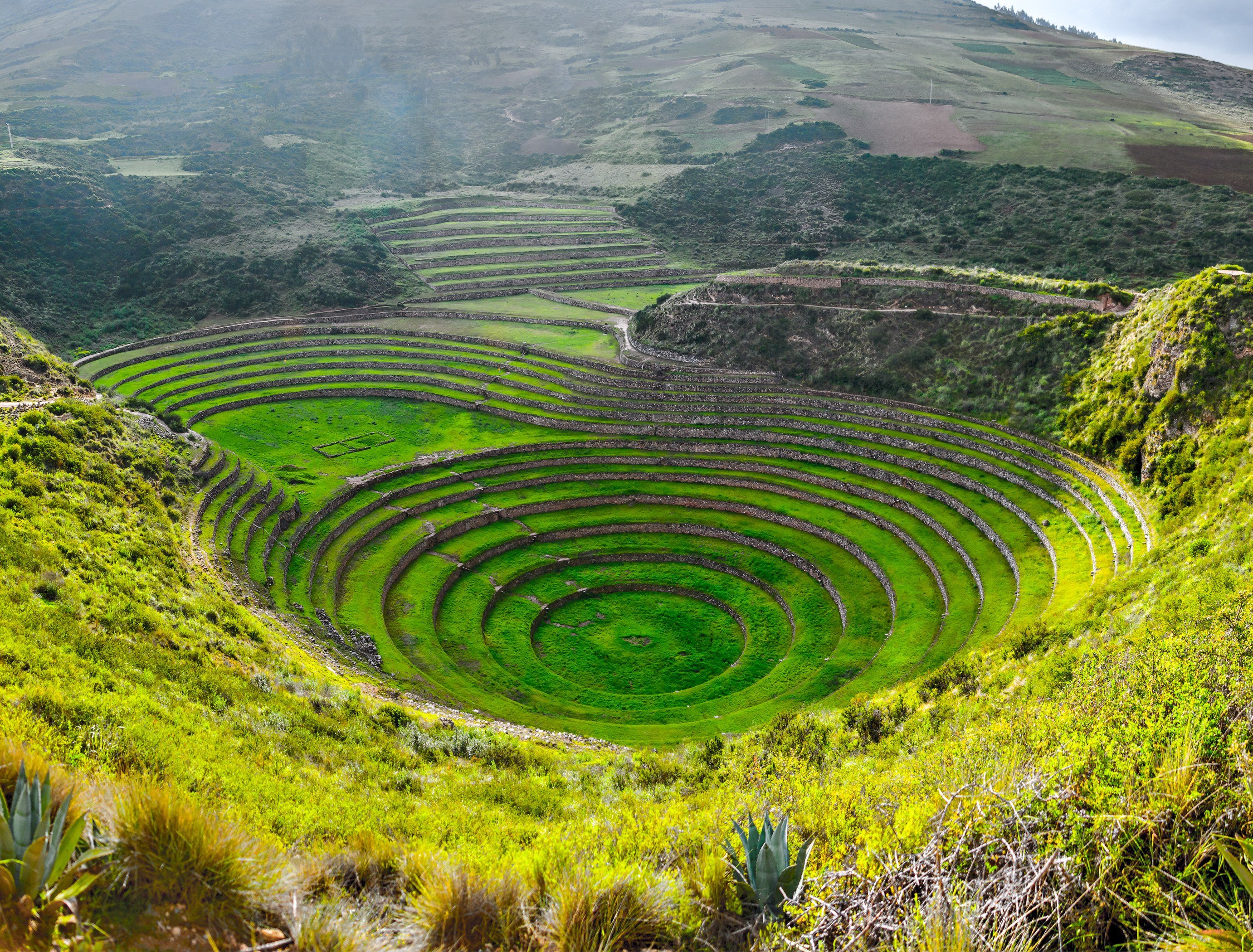 De bijzondere cirkels van Moray in Peru