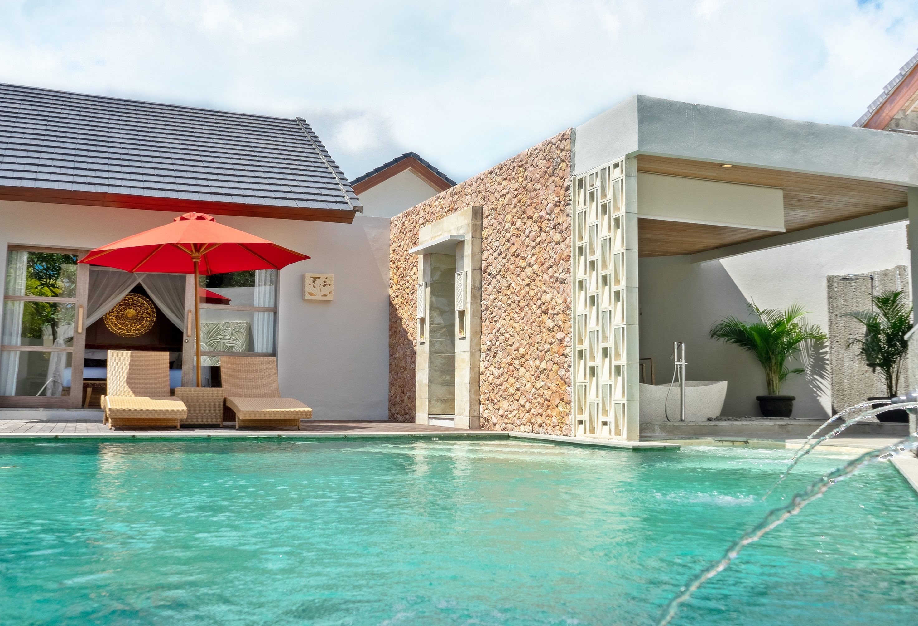 Zwembad van de One Bedroom Poolvilla in het Vivara Bali in Jimbaran