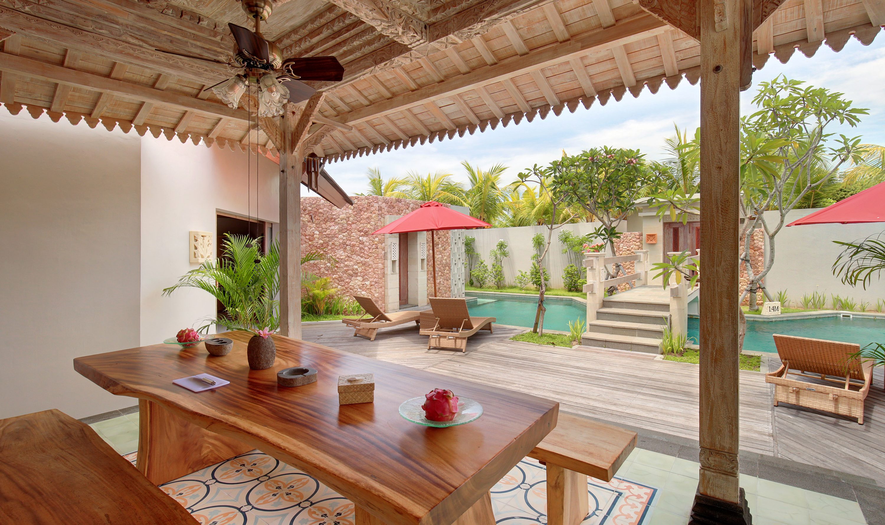 Kitchenette in de Two Bedroom Villa in het Vivara Bali in Jimbaran