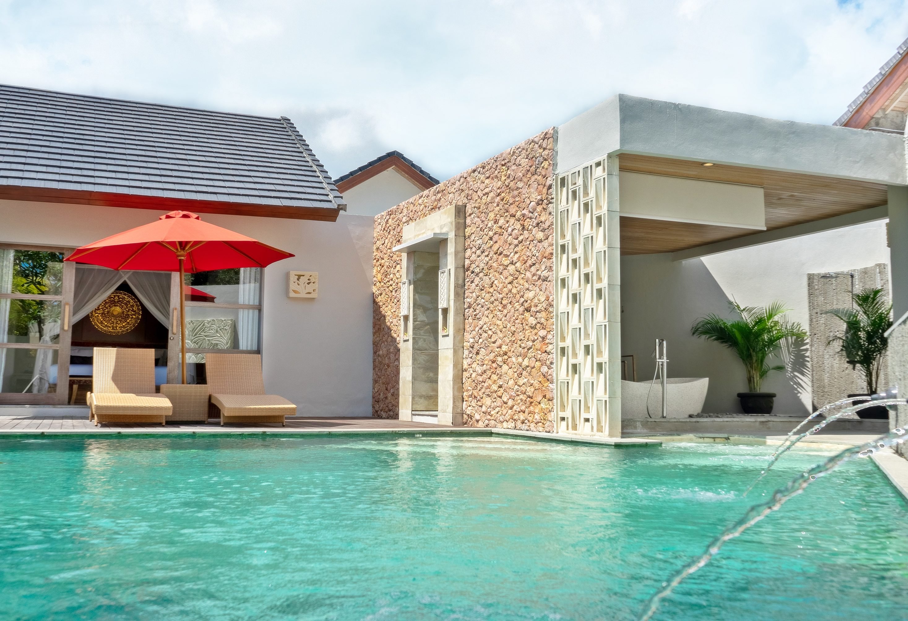 One Bedroom Poolvilla met eigen zwembadje in het Vivara Bali in Jimbaran