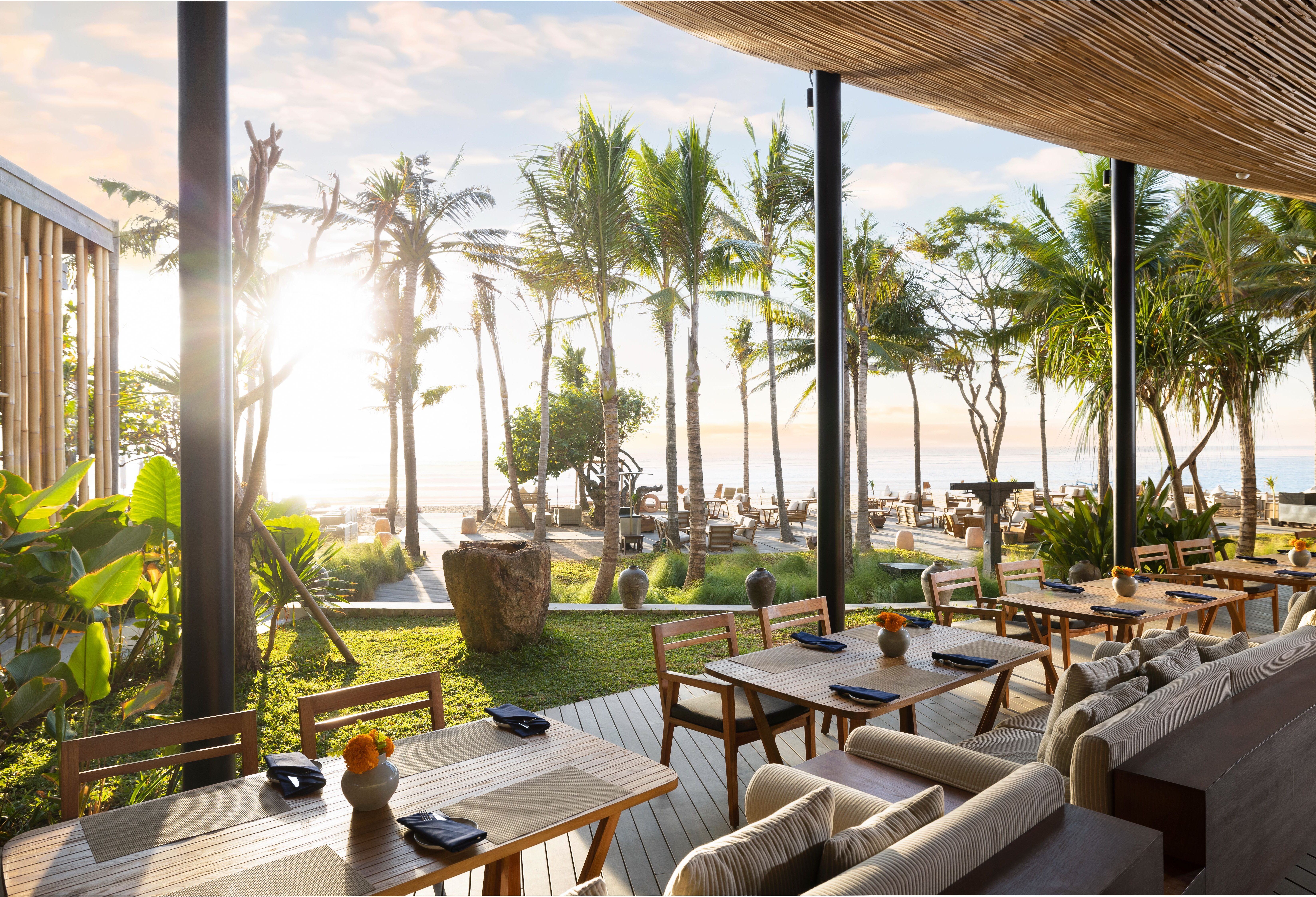 Uitzicht vanaf de Byrdhouse in het Segara Village in Sanur op Bali