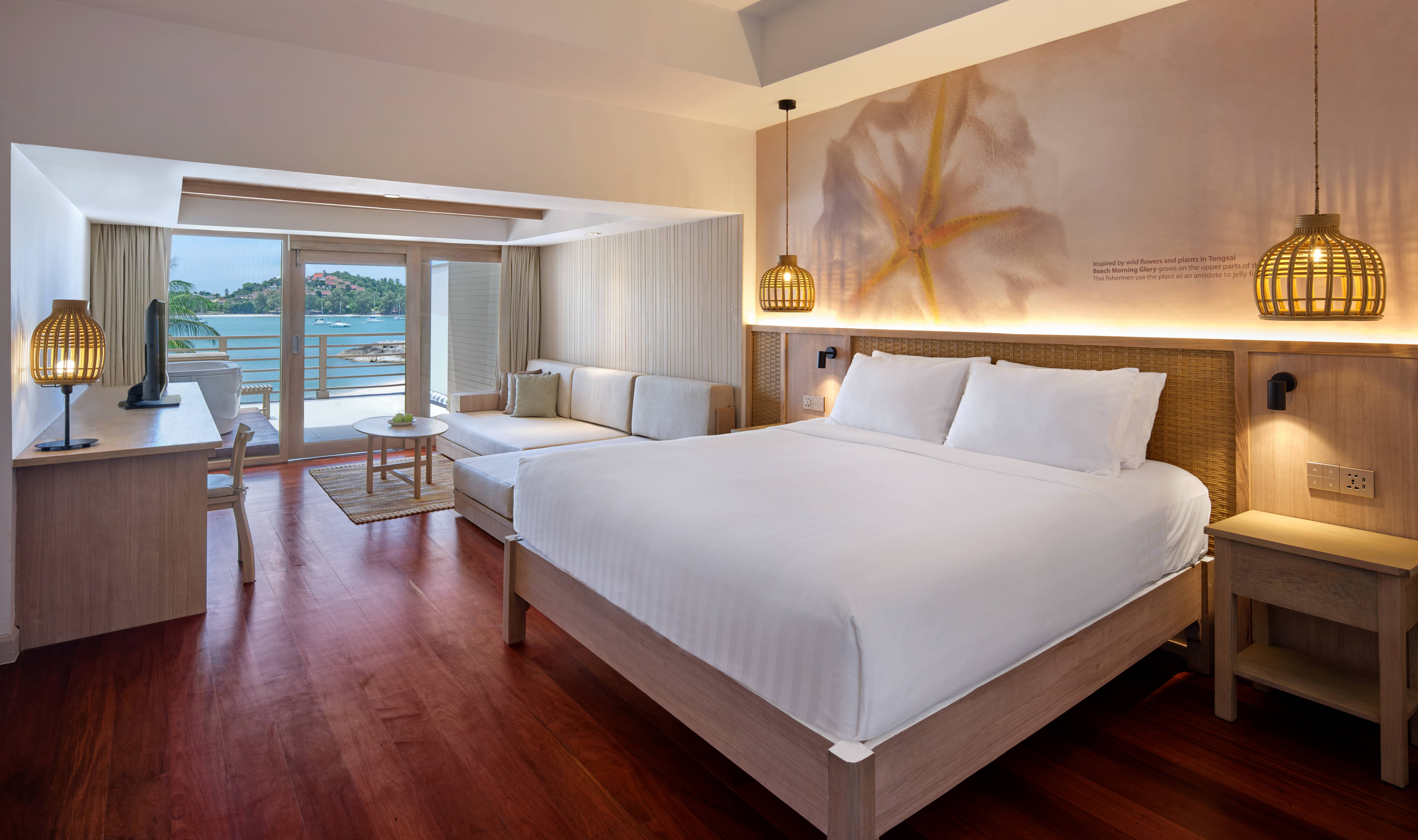 woonkamer beachfront suite garrya tongsai bay samui